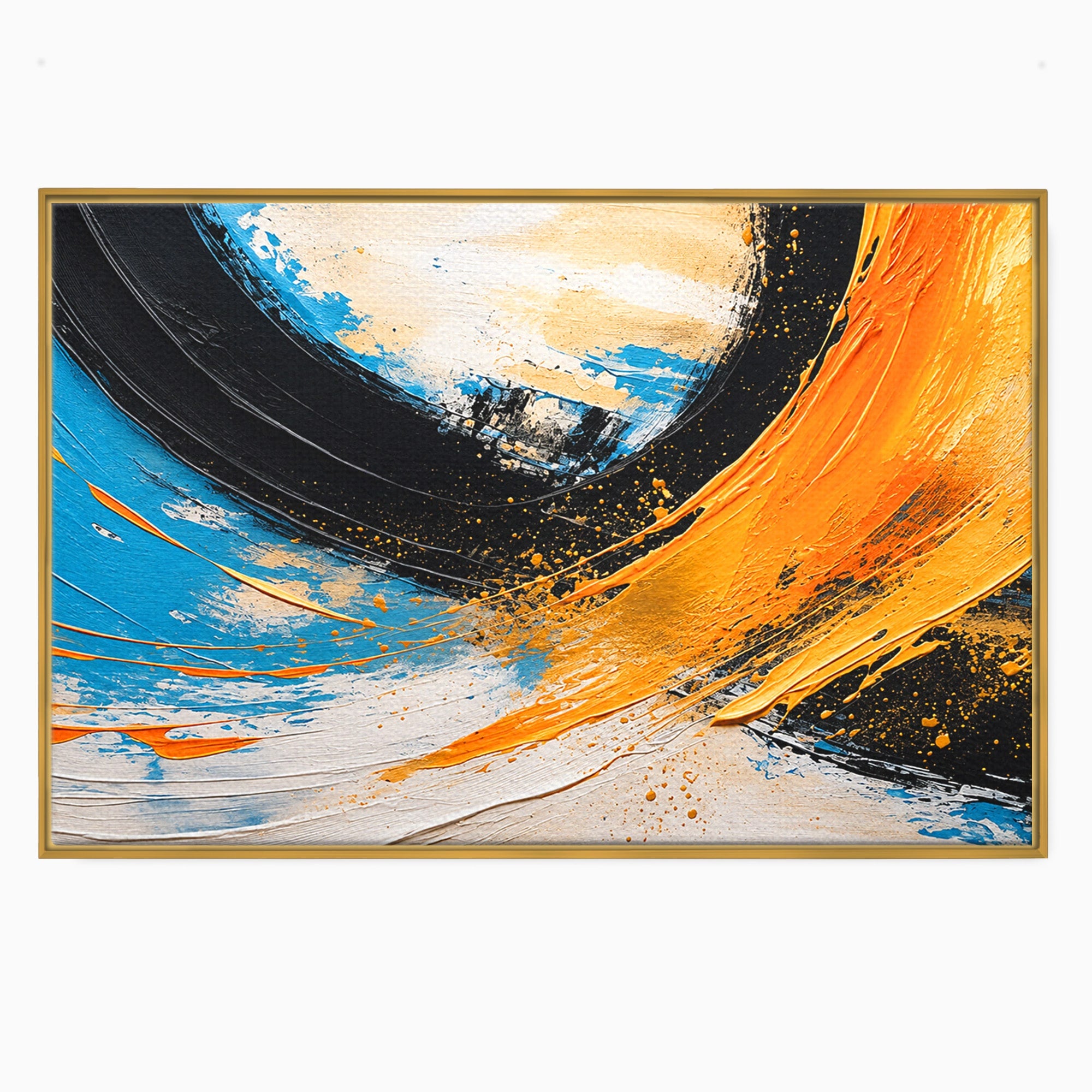 Tablou Canvas Premium LuxCanva® C1340, Vortex Abstract, Abstract, Modern, Dinamic, Energetic, Living, Birou, Culori Vibrante
