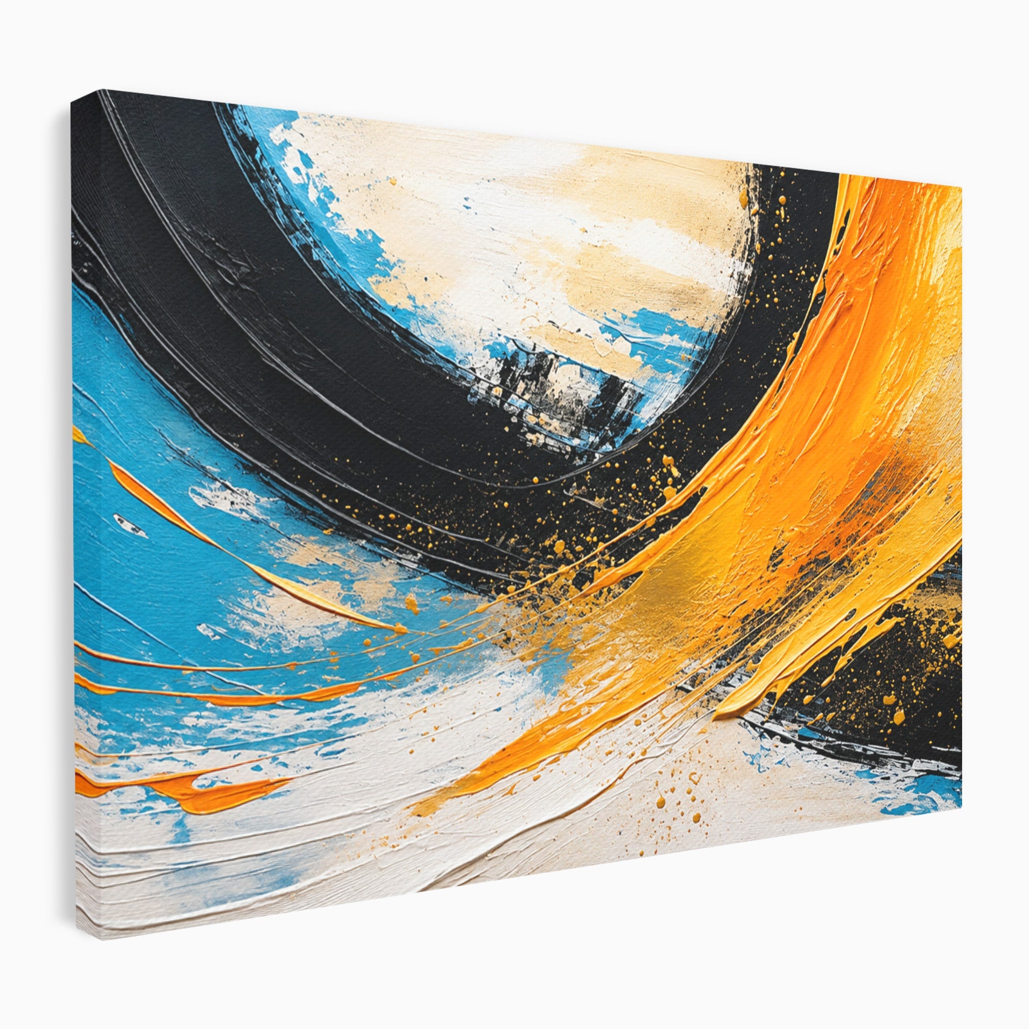 Tablou Canvas Premium LuxCanva® C1340, Vortex Abstract, Abstract, Modern, Dinamic, Energetic, Living, Birou, Culori Vibrante