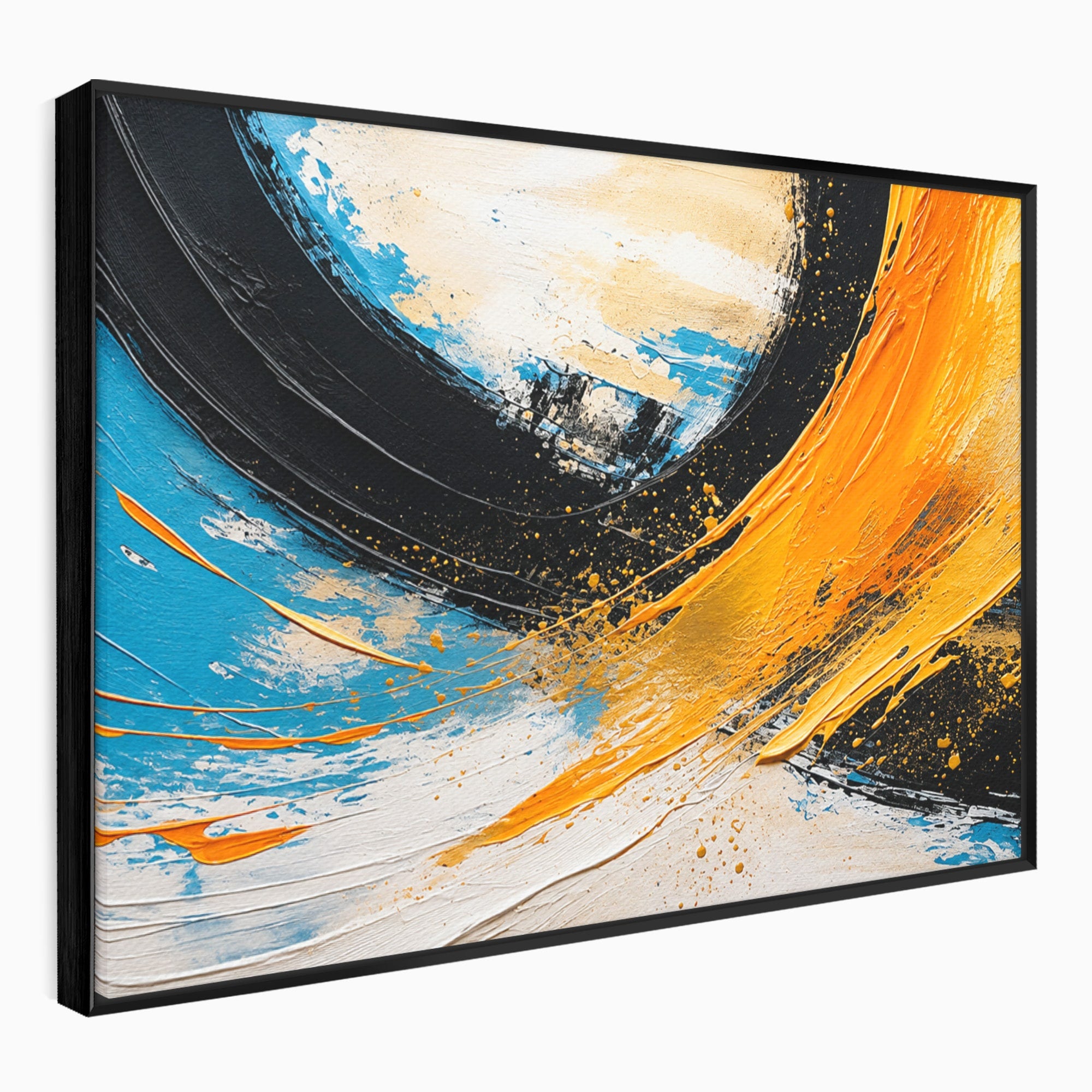 Tablou Canvas Premium LuxCanva® C1340, Vortex Abstract, Abstract, Modern, Dinamic, Energetic, Living, Birou, Culori Vibrante