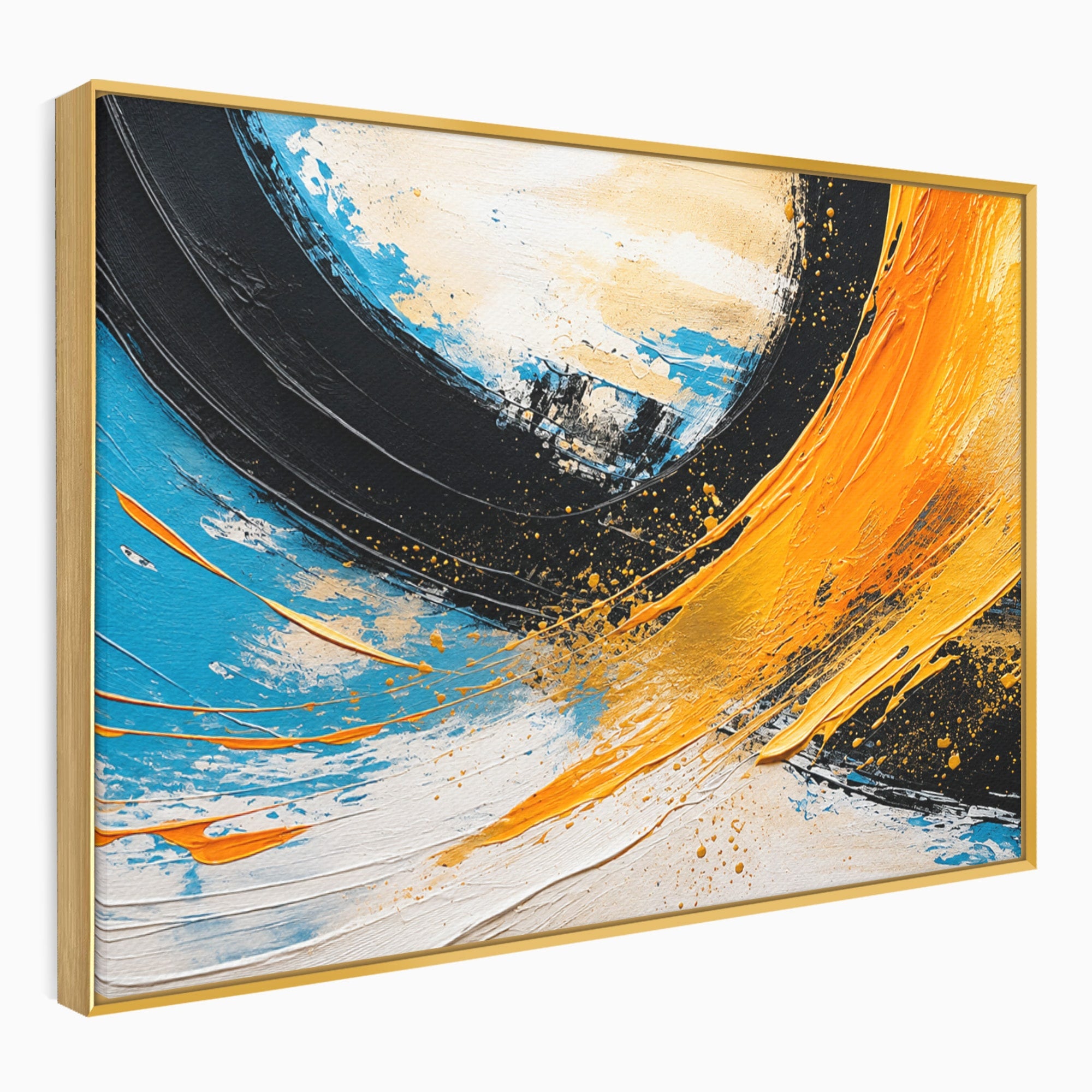 Tablou Canvas Premium LuxCanva® C1340, Vortex Abstract, Abstract, Modern, Dinamic, Energetic, Living, Birou, Culori Vibrante