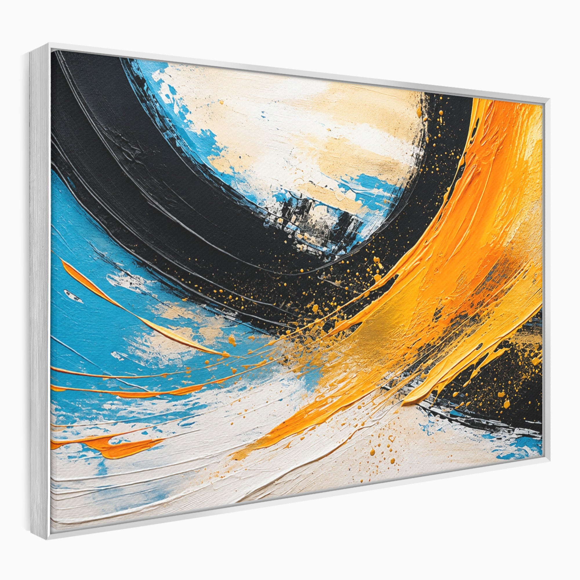 Tablou Canvas Premium LuxCanva® C1340, Vortex Abstract, Abstract, Modern, Dinamic, Energetic, Living, Birou, Culori Vibrante