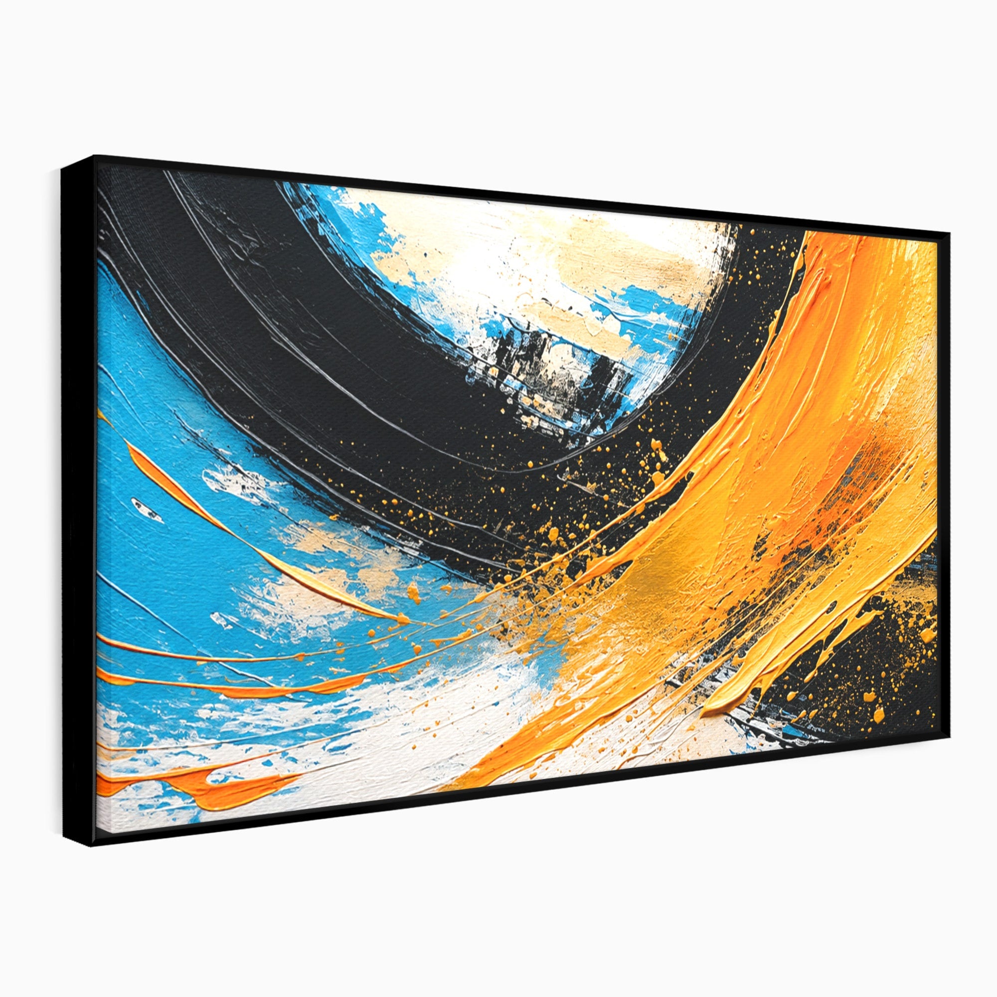 Tablou Canvas Premium LuxCanva® C1340, Vortex Abstract, Abstract, Modern, Dinamic, Energetic, Living, Birou, Culori Vibrante