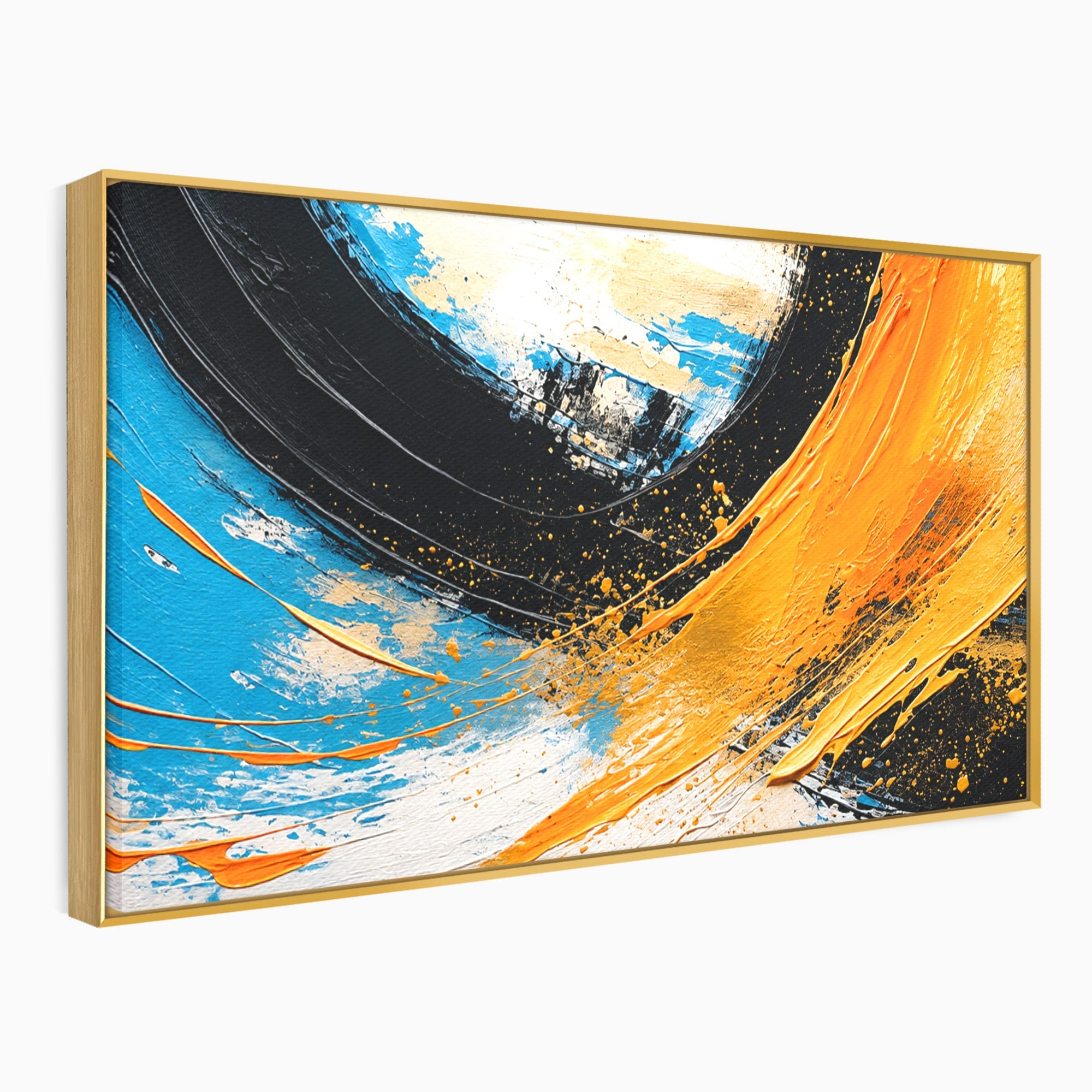 Tablou Canvas Premium LuxCanva® C1340, Vortex Abstract, Abstract, Modern, Dinamic, Energetic, Living, Birou, Culori Vibrante