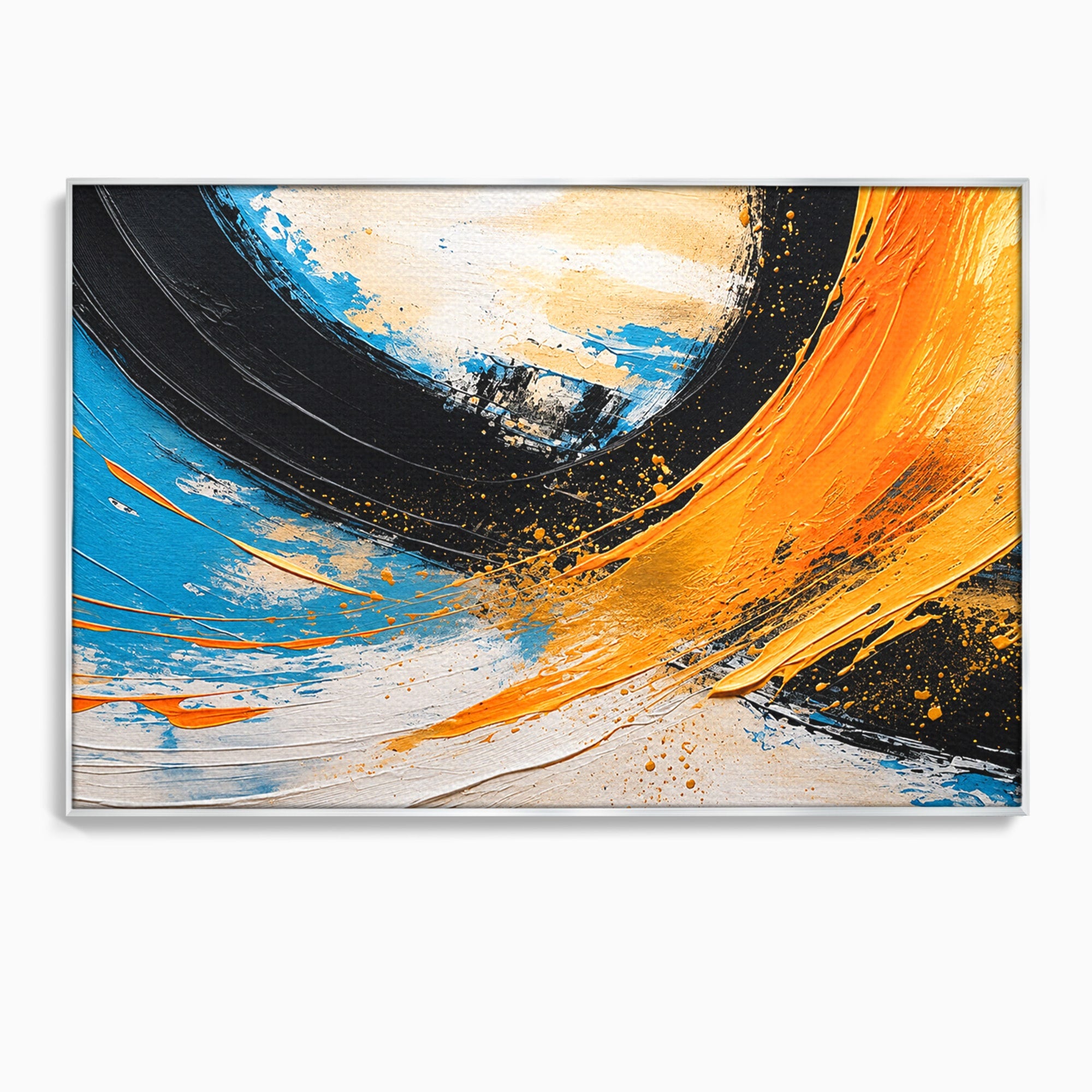 Tablou Canvas Premium LuxCanva® C1340, Vortex Abstract, Abstract, Modern, Dinamic, Energetic, Living, Birou, Culori Vibrante
