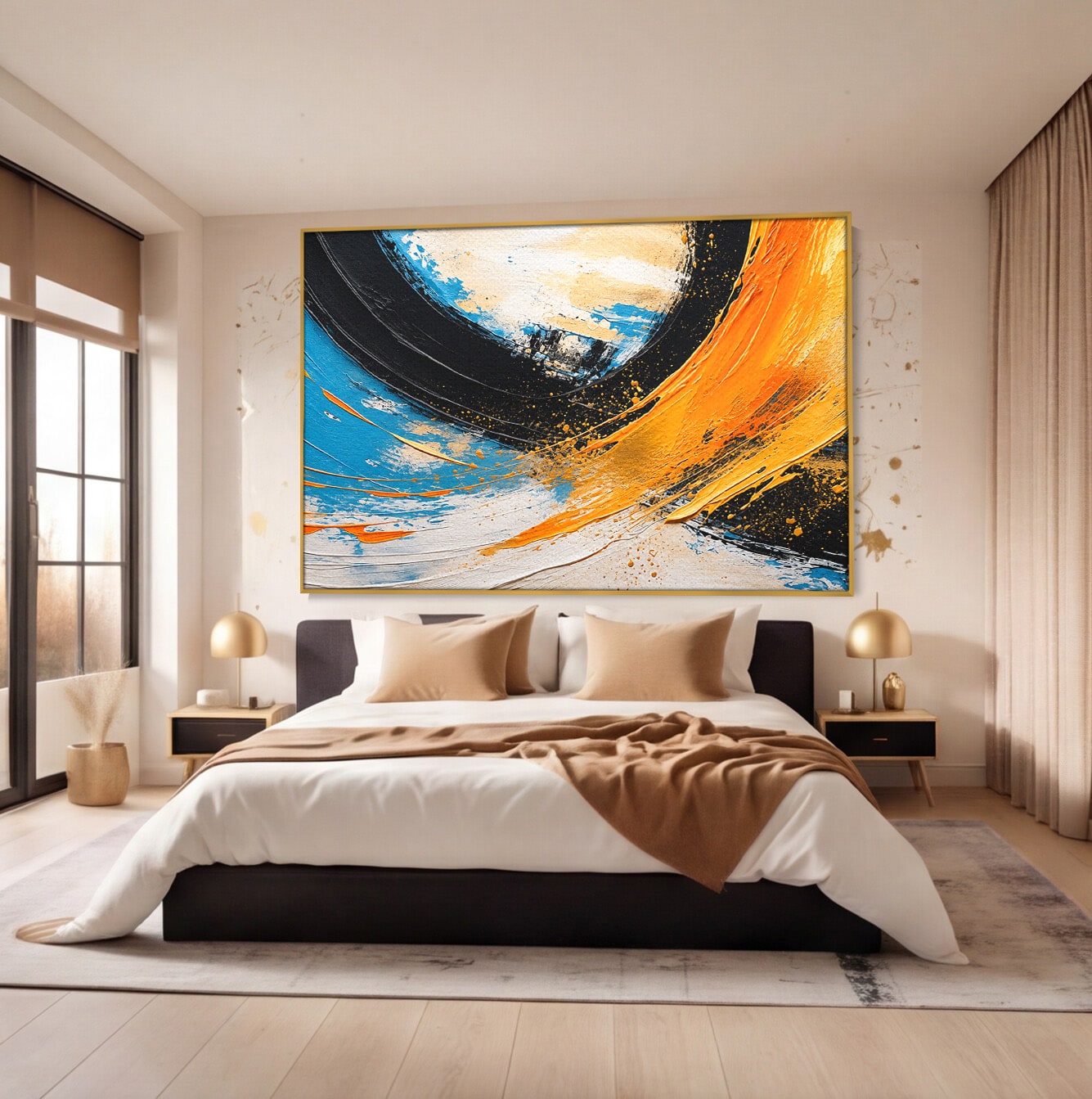 Tablou Canvas Premium LuxCanva® C1340, Vortex Abstract, Abstract, Modern, Dinamic, Energetic, Living, Birou, Culori Vibrante