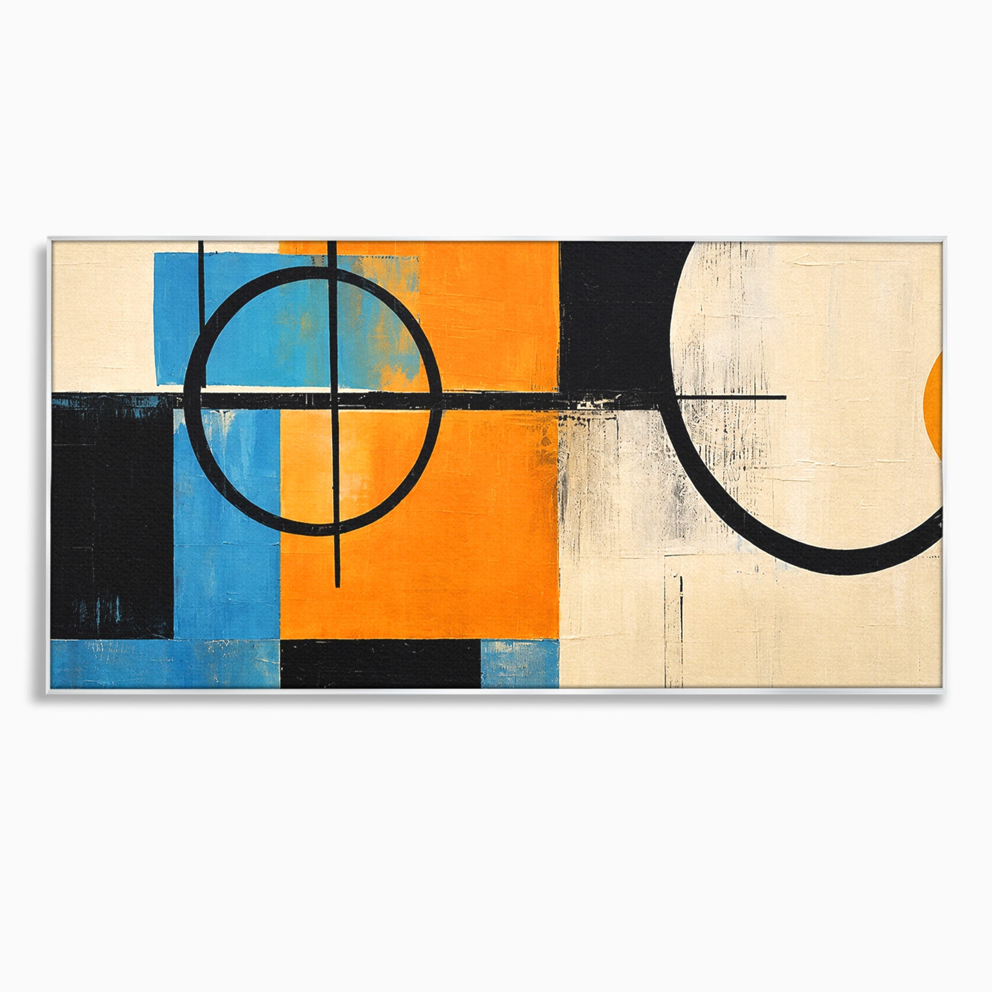 Tablou Canvas Premium LuxCanva® C1344, Abstractie Geometrica Moderna, Abstract, Geometric, Modern, Arta, Birou, Culori Vibrante
