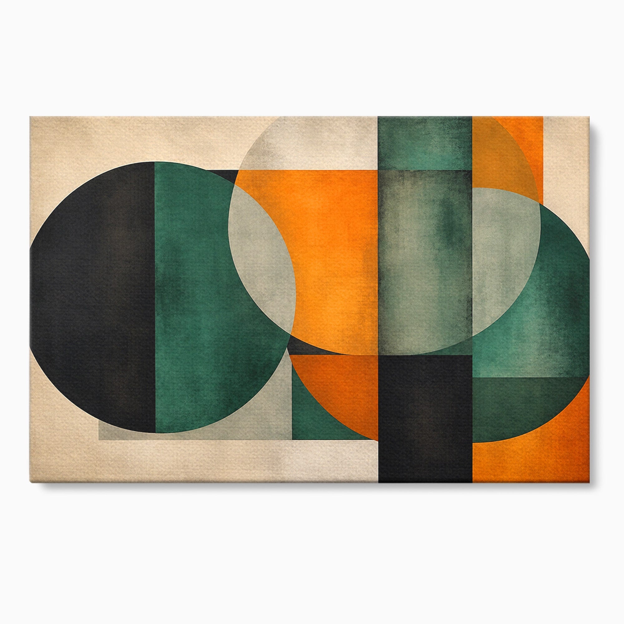 Tablou Canvas Premium LuxCanva® C1345, Forme Geometrice Abstracte, Abstract, Geometric, Modern, Arta, Birou, Culori Vibrante
