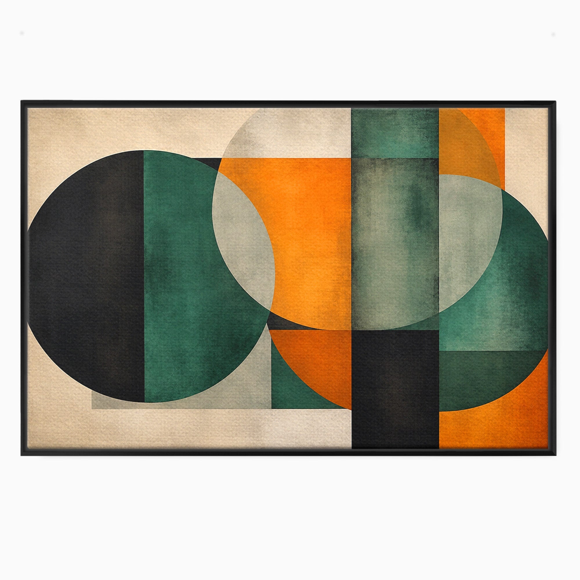 Tablou Canvas Premium LuxCanva® C1345, Forme Geometrice Abstracte, Abstract, Geometric, Modern, Arta, Birou, Culori Vibrante