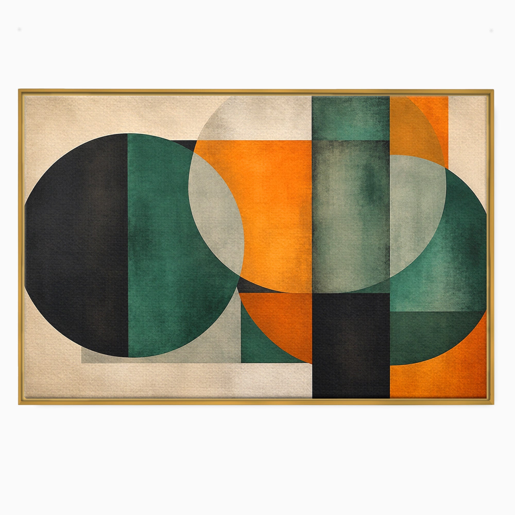 Tablou Canvas Premium LuxCanva® C1345, Forme Geometrice Abstracte, Abstract, Geometric, Modern, Arta, Birou, Culori Vibrante