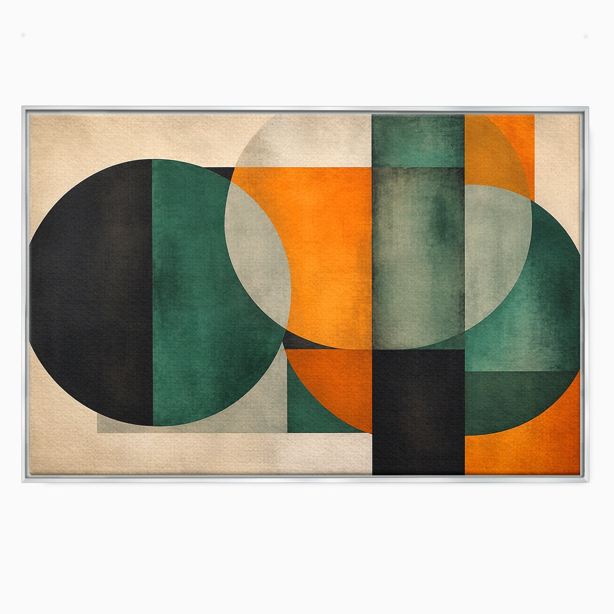 Tablou Canvas Premium LuxCanva® C1345, Forme Geometrice Abstracte, Abstract, Geometric, Modern, Arta, Birou, Culori Vibrante