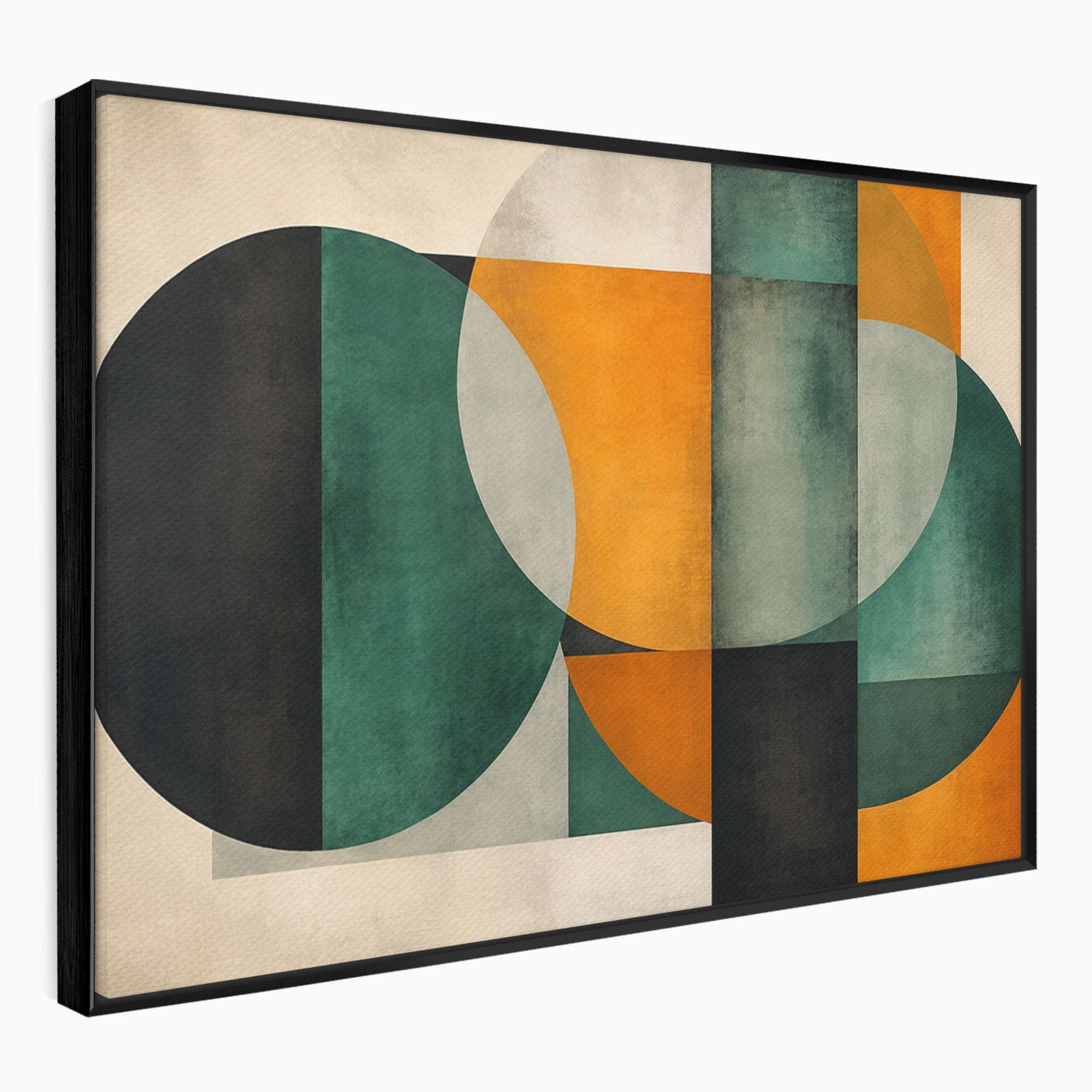 Tablou Canvas Premium LuxCanva® C1345, Forme Geometrice Abstracte, Abstract, Geometric, Modern, Arta, Birou, Culori Vibrante