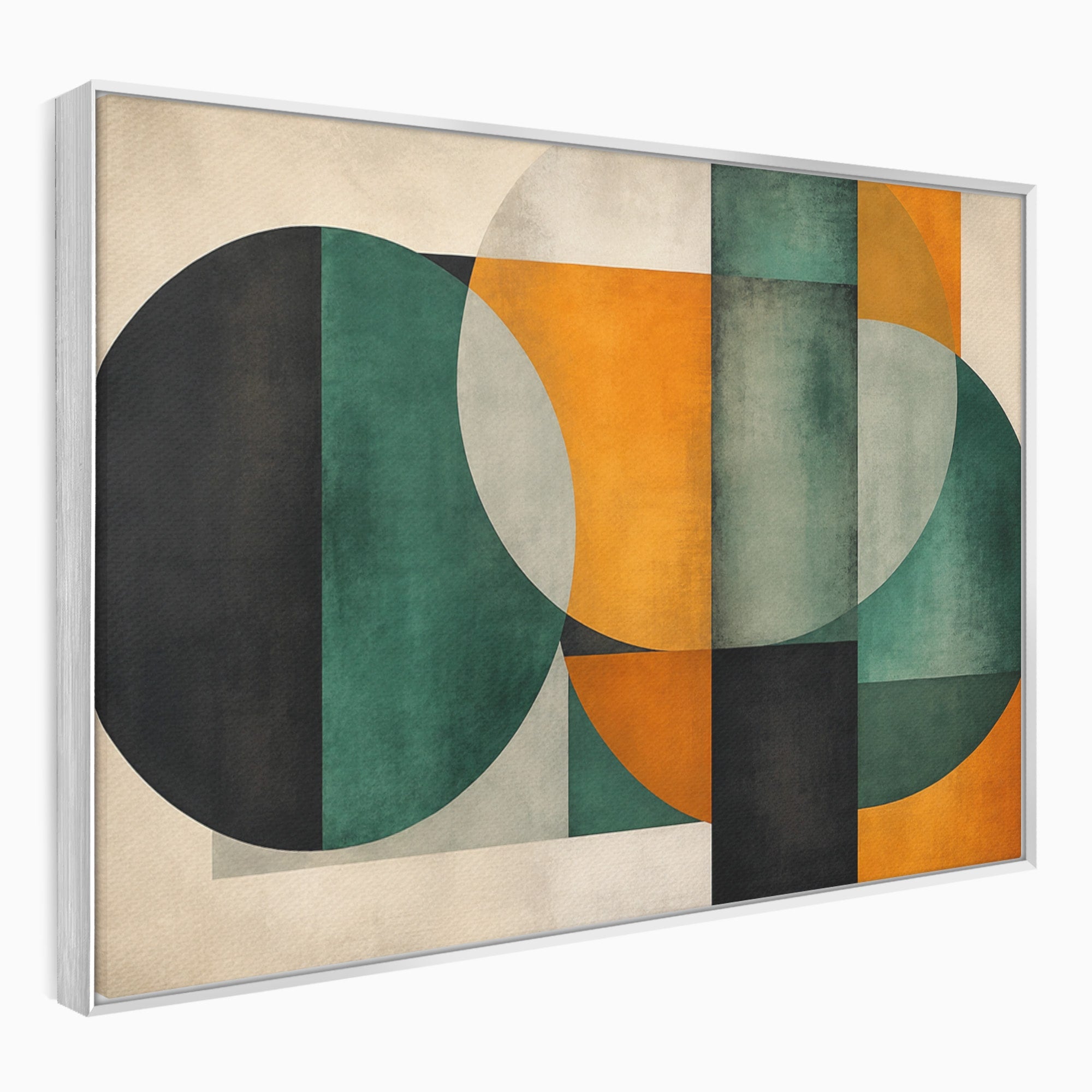 Tablou Canvas Premium LuxCanva® C1345, Forme Geometrice Abstracte, Abstract, Geometric, Modern, Arta, Birou, Culori Vibrante