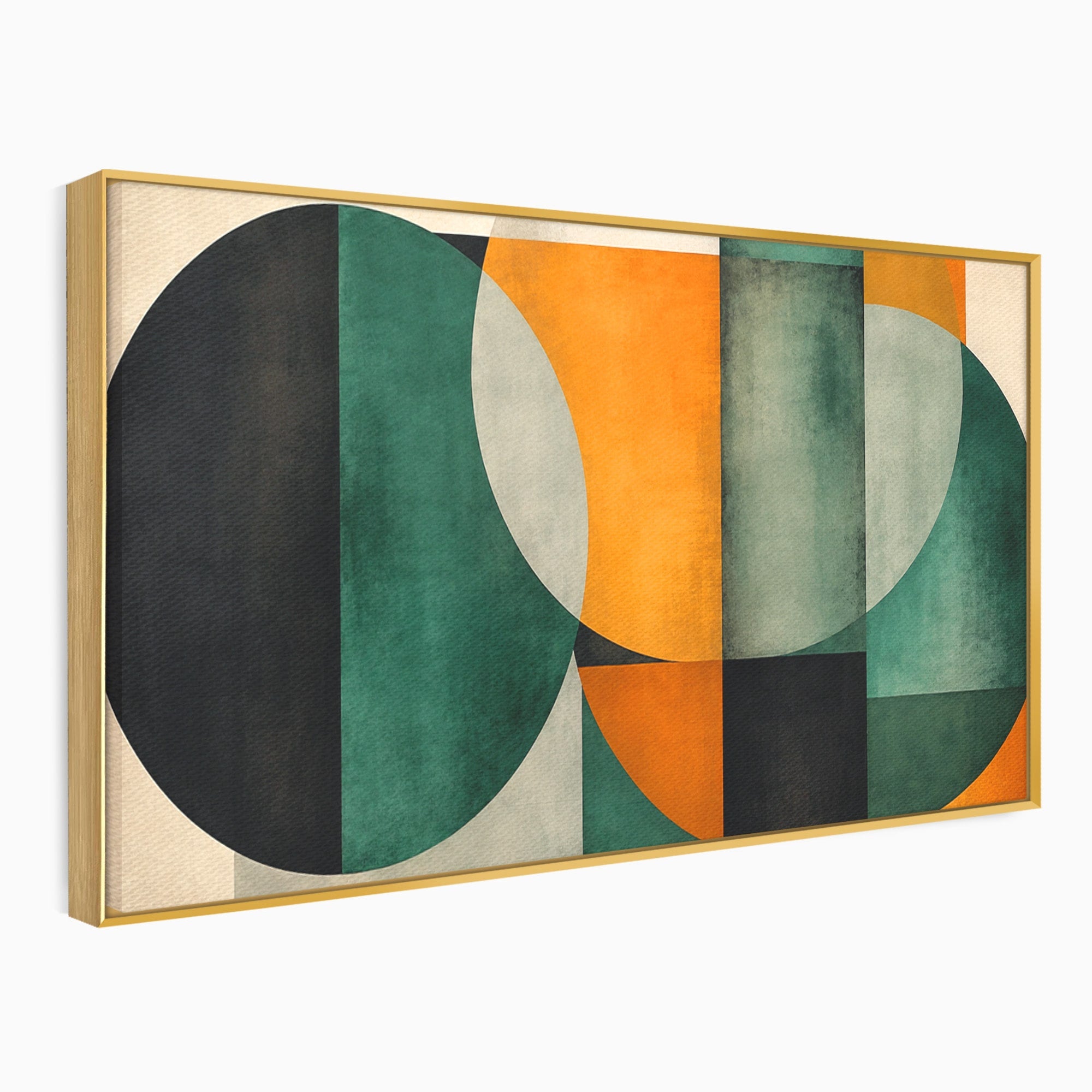 Tablou Canvas Premium LuxCanva® C1345, Forme Geometrice Abstracte, Abstract, Geometric, Modern, Arta, Birou, Culori Vibrante