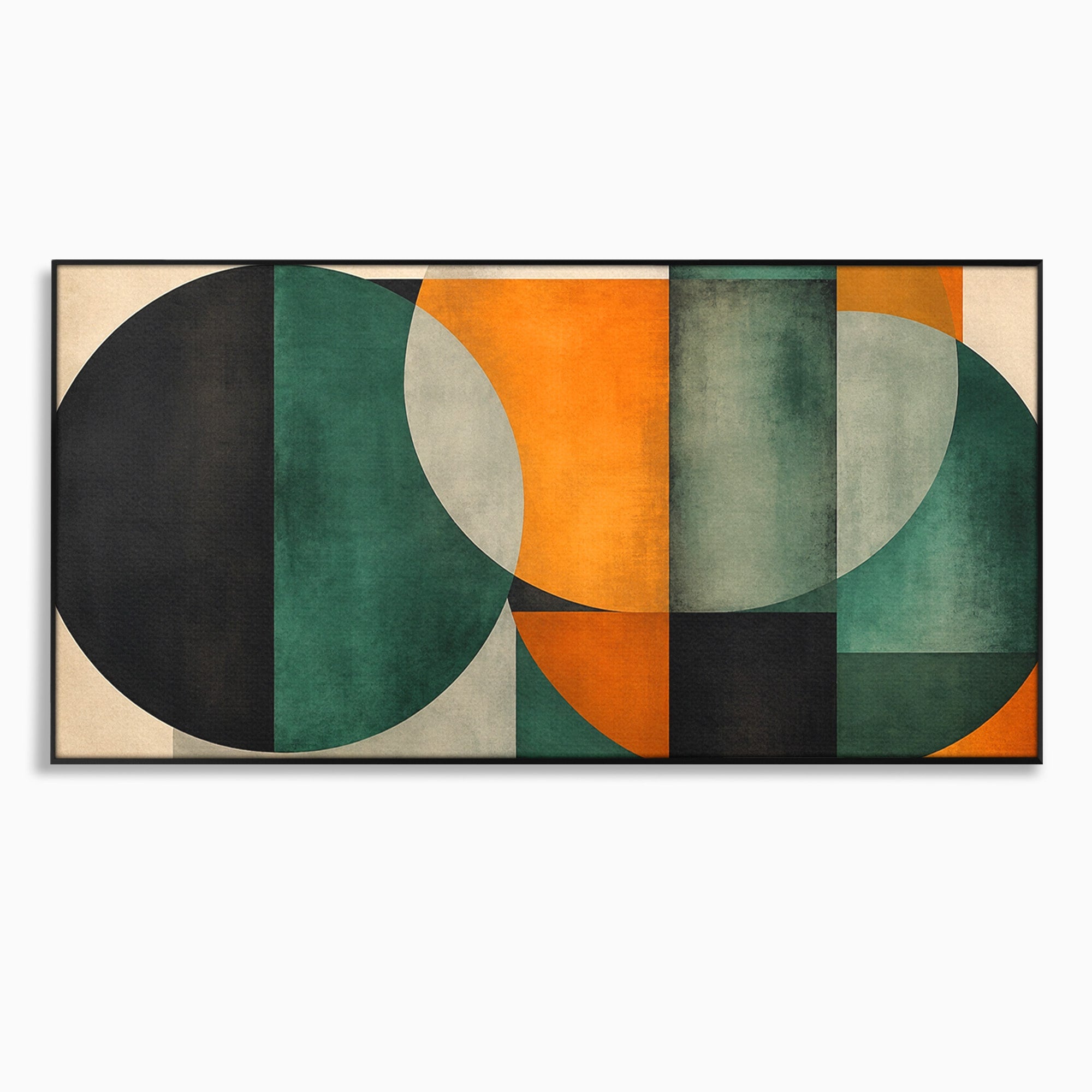 Tablou Canvas Premium LuxCanva® C1345, Forme Geometrice Abstracte, Abstract, Geometric, Modern, Arta, Birou, Culori Vibrante