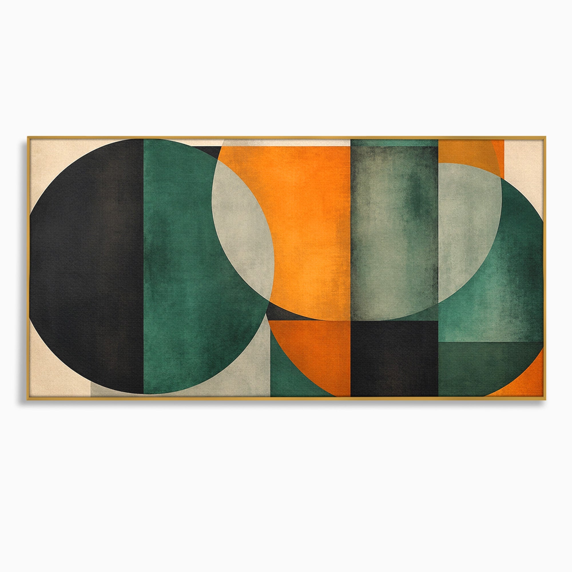 Tablou Canvas Premium LuxCanva® C1345, Forme Geometrice Abstracte, Abstract, Geometric, Modern, Arta, Birou, Culori Vibrante