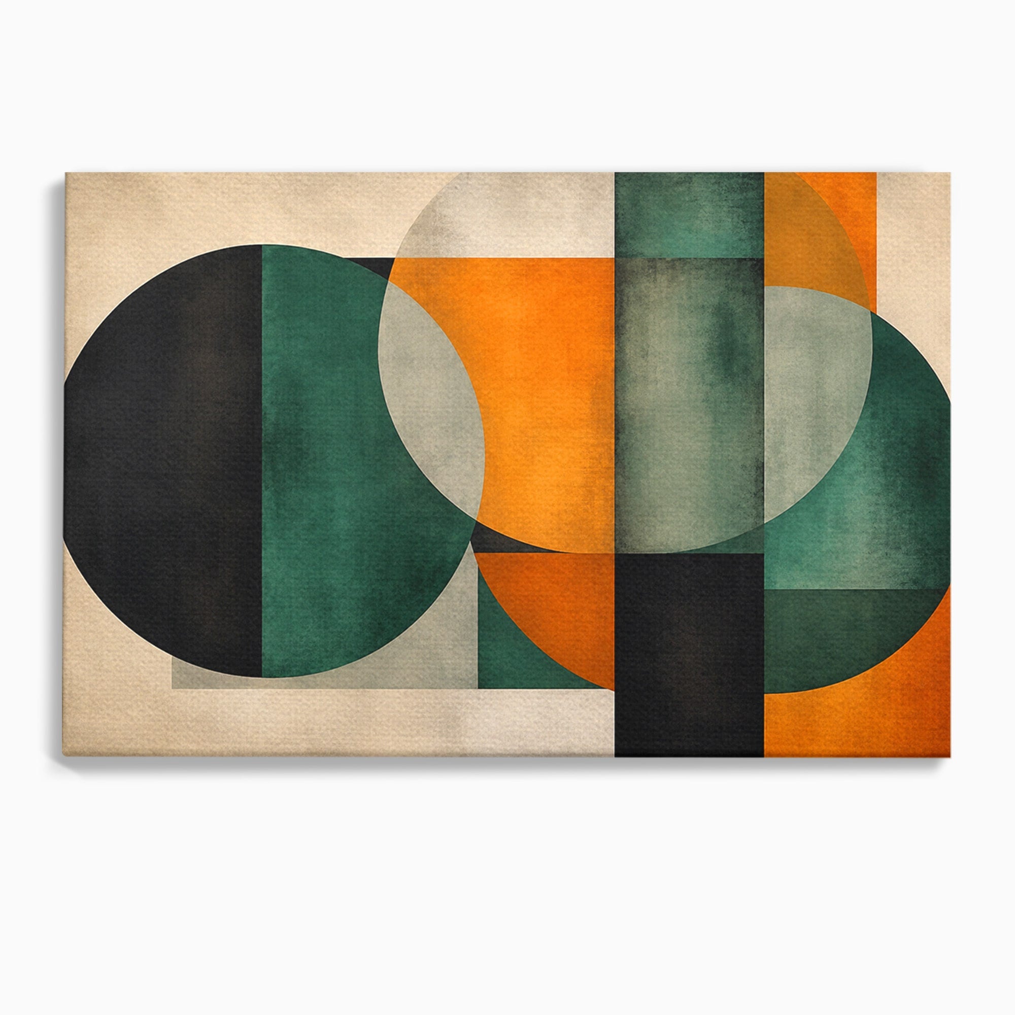 Tablou Canvas Premium LuxCanva® C1345, Forme Geometrice Abstracte, Abstract, Geometric, Modern, Arta, Birou, Culori Vibrante