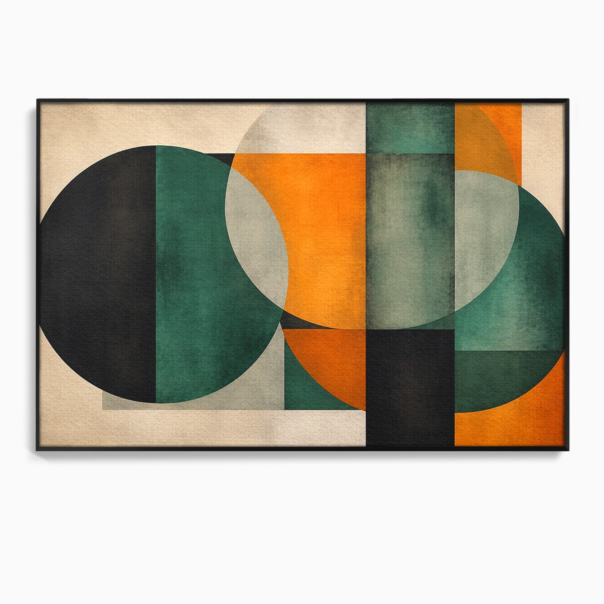 Tablou Canvas Premium LuxCanva® C1345, Forme Geometrice Abstracte, Abstract, Geometric, Modern, Arta, Birou, Culori Vibrante