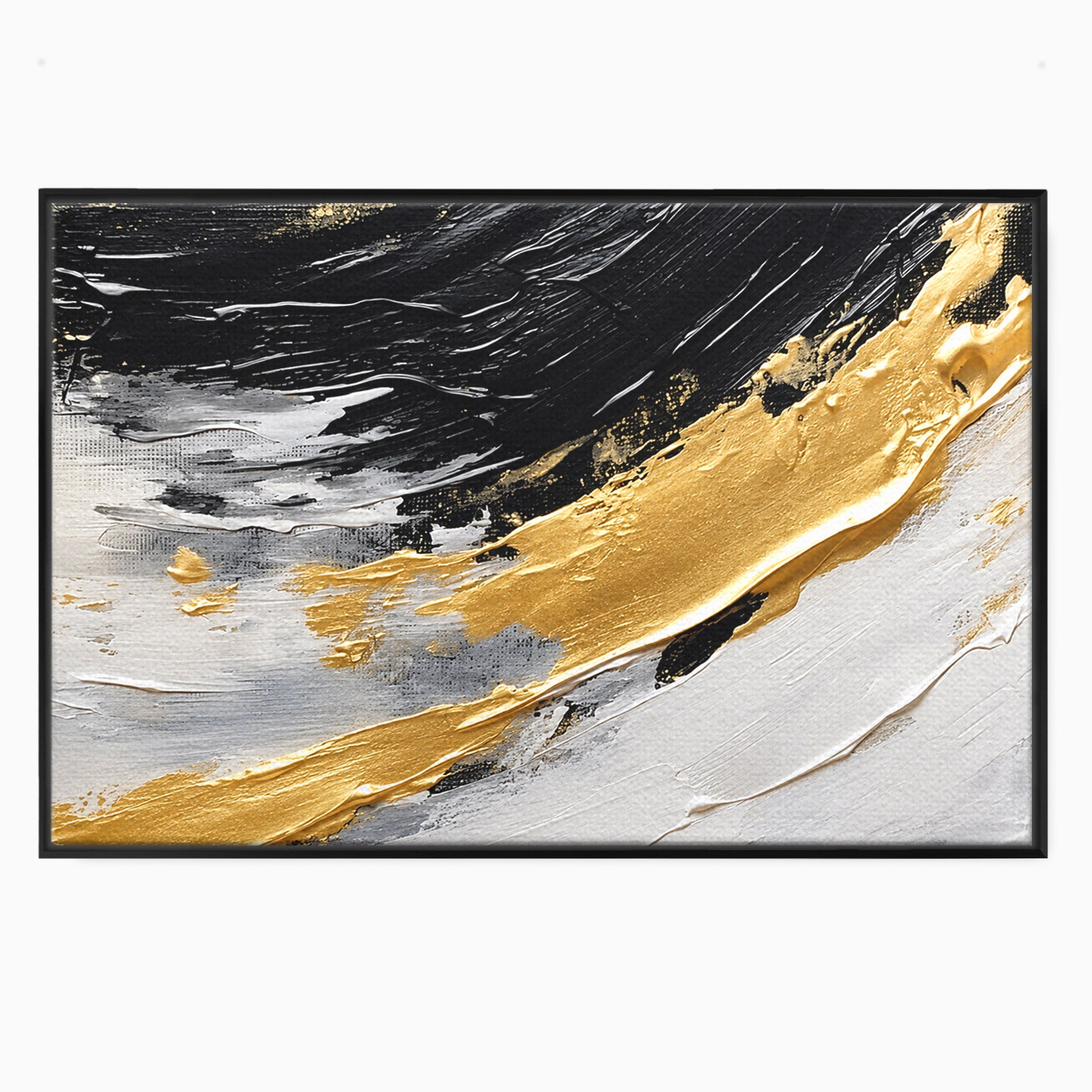 Tablou Canvas Premium LuxCanva® C1346, Valuri Abstractioniste, Abstractie, Textura, Modern, Eleganta, Living, Birou, Culori Vibrante