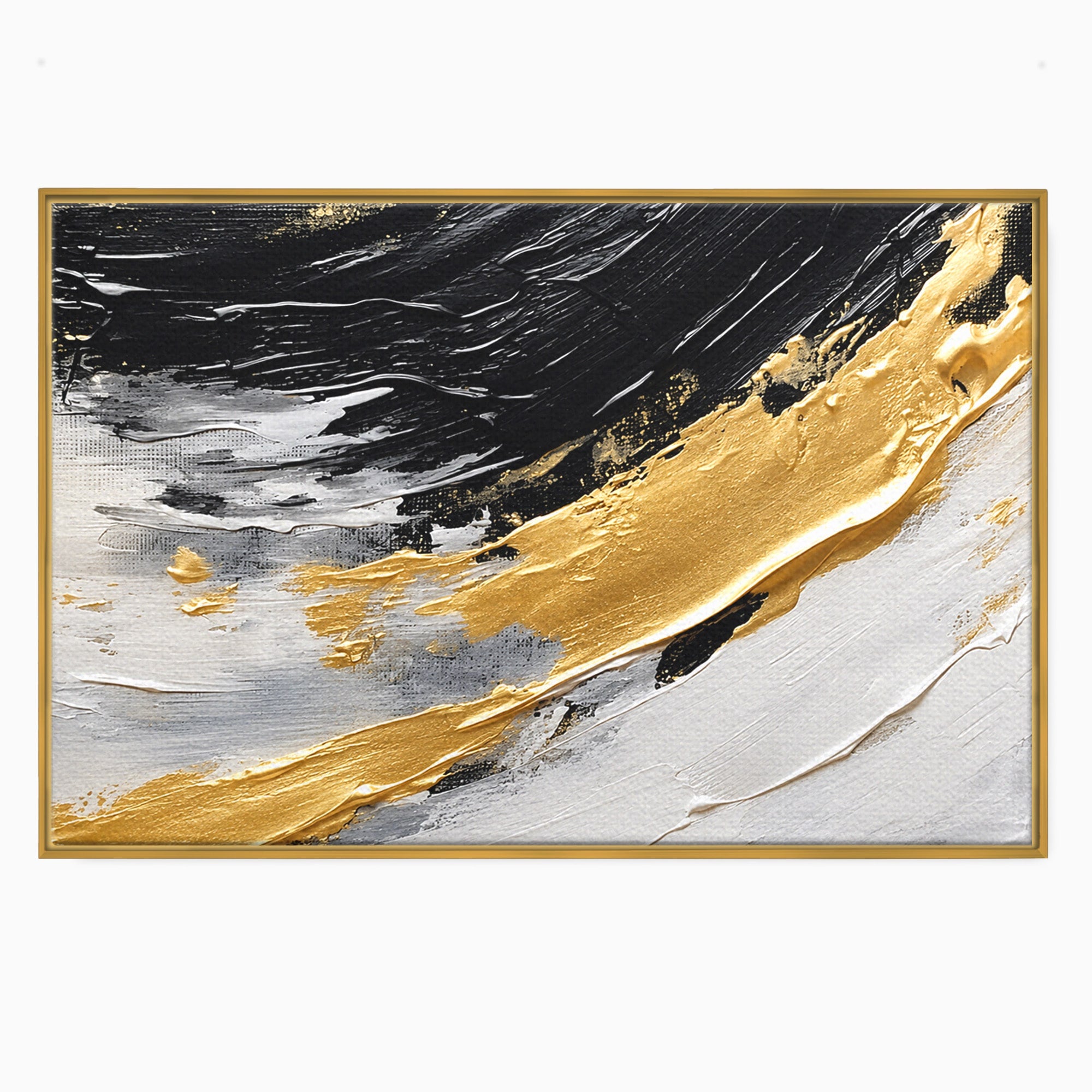 Tablou Canvas Premium LuxCanva® C1346, Valuri Abstractioniste, Abstractie, Textura, Modern, Eleganta, Living, Birou, Culori Vibrante