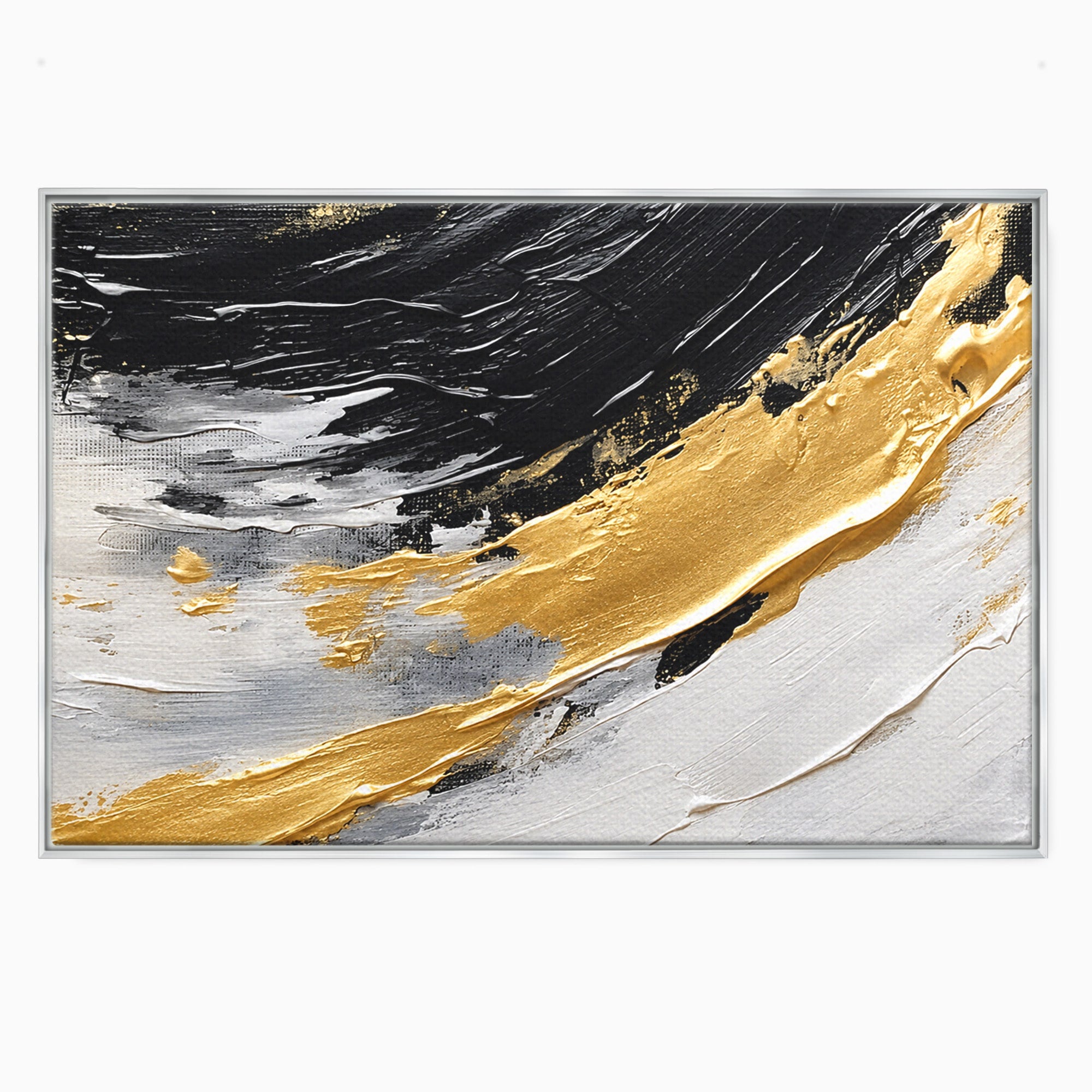 Tablou Canvas Premium LuxCanva® C1346, Valuri Abstractioniste, Abstractie, Textura, Modern, Eleganta, Living, Birou, Culori Vibrante