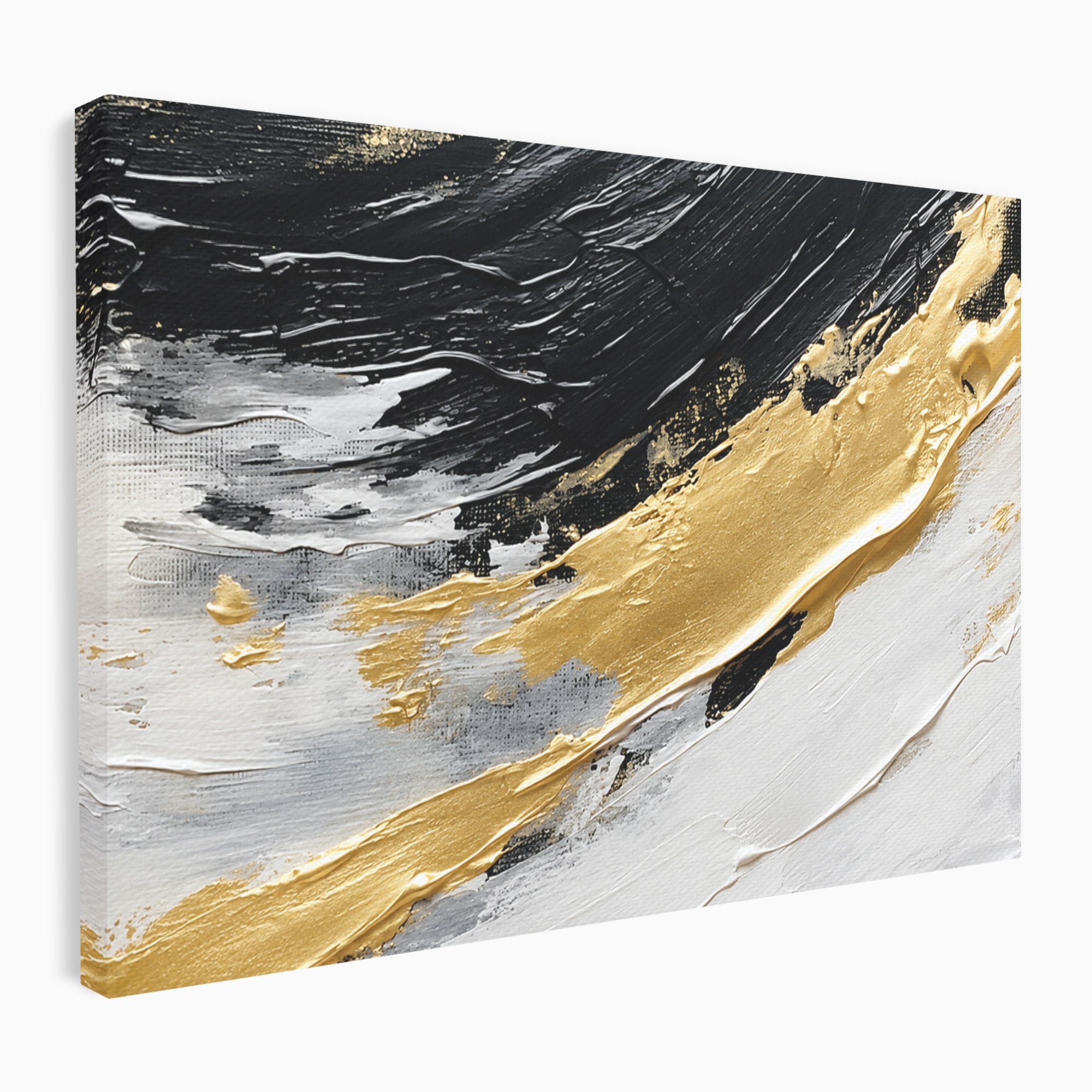 Tablou Canvas Premium LuxCanva® C1346, Valuri Abstractioniste, Abstractie, Textura, Modern, Eleganta, Living, Birou, Culori Vibrante