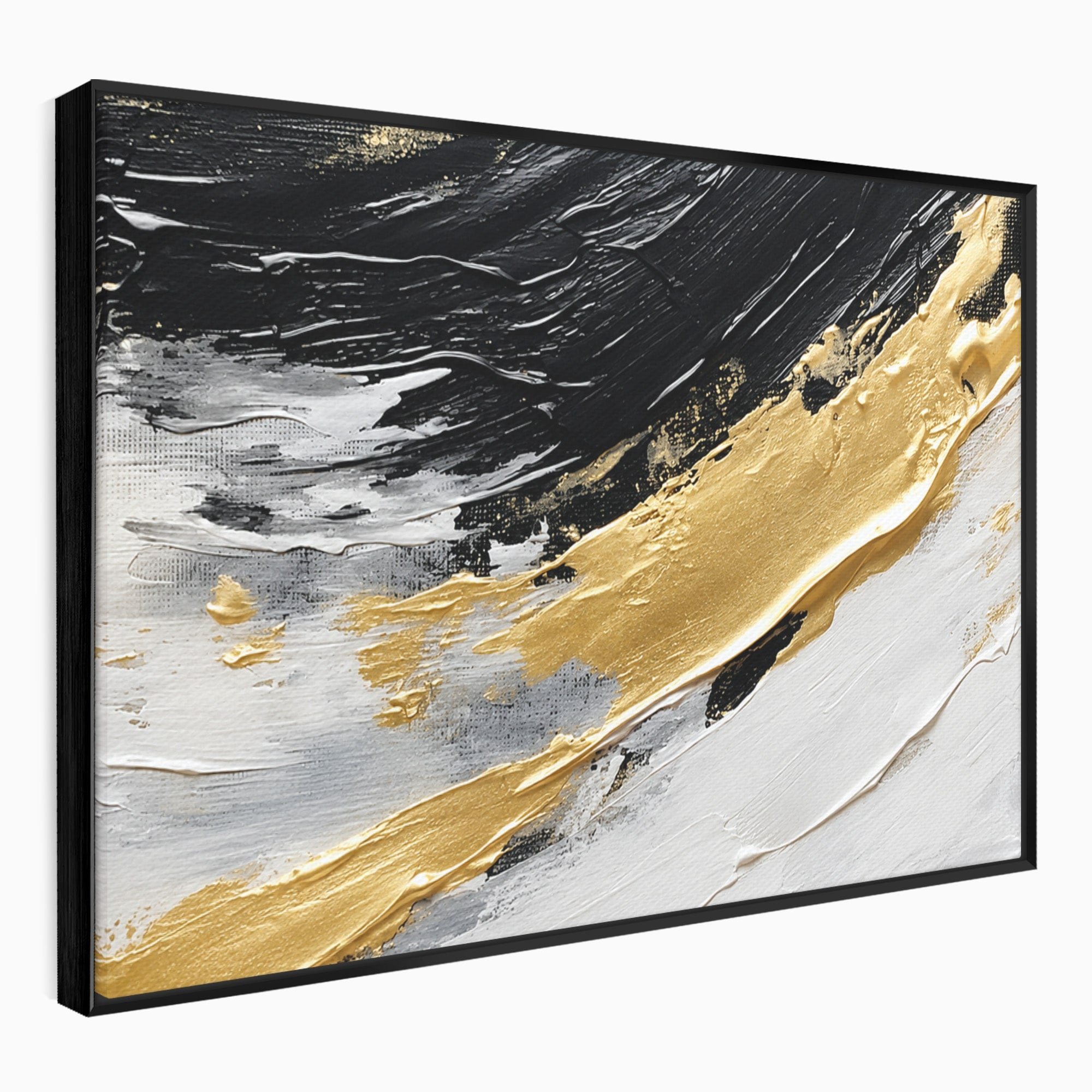 Tablou Canvas Premium LuxCanva® C1346, Valuri Abstractioniste, Abstractie, Textura, Modern, Eleganta, Living, Birou, Culori Vibrante