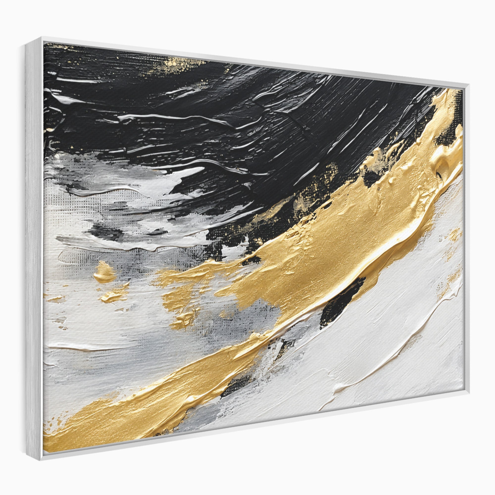 Tablou Canvas Premium LuxCanva® C1346, Valuri Abstractioniste, Abstractie, Textura, Modern, Eleganta, Living, Birou, Culori Vibrante