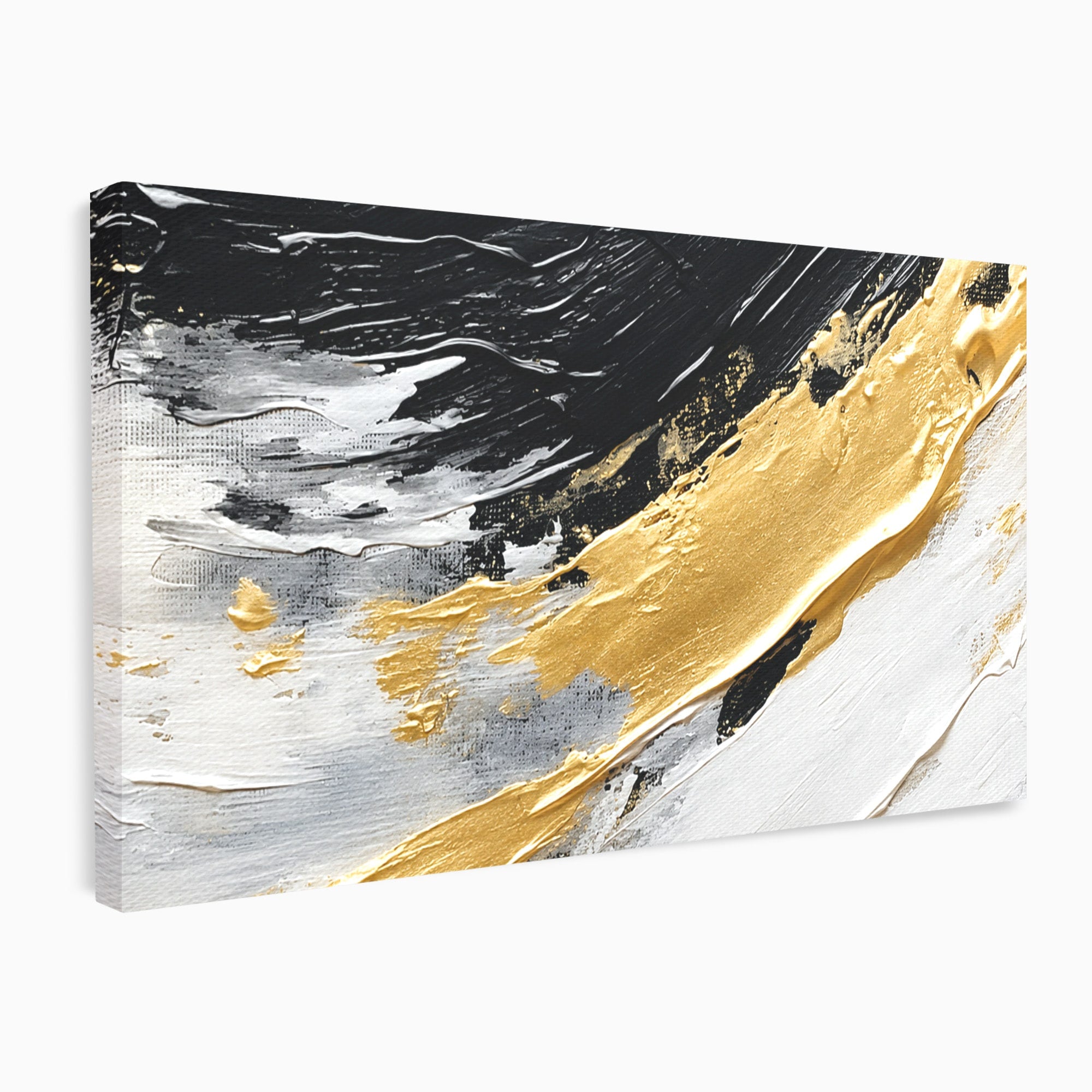Tablou Canvas Premium LuxCanva® C1346, Valuri Abstractioniste, Abstractie, Textura, Modern, Eleganta, Living, Birou, Culori Vibrante