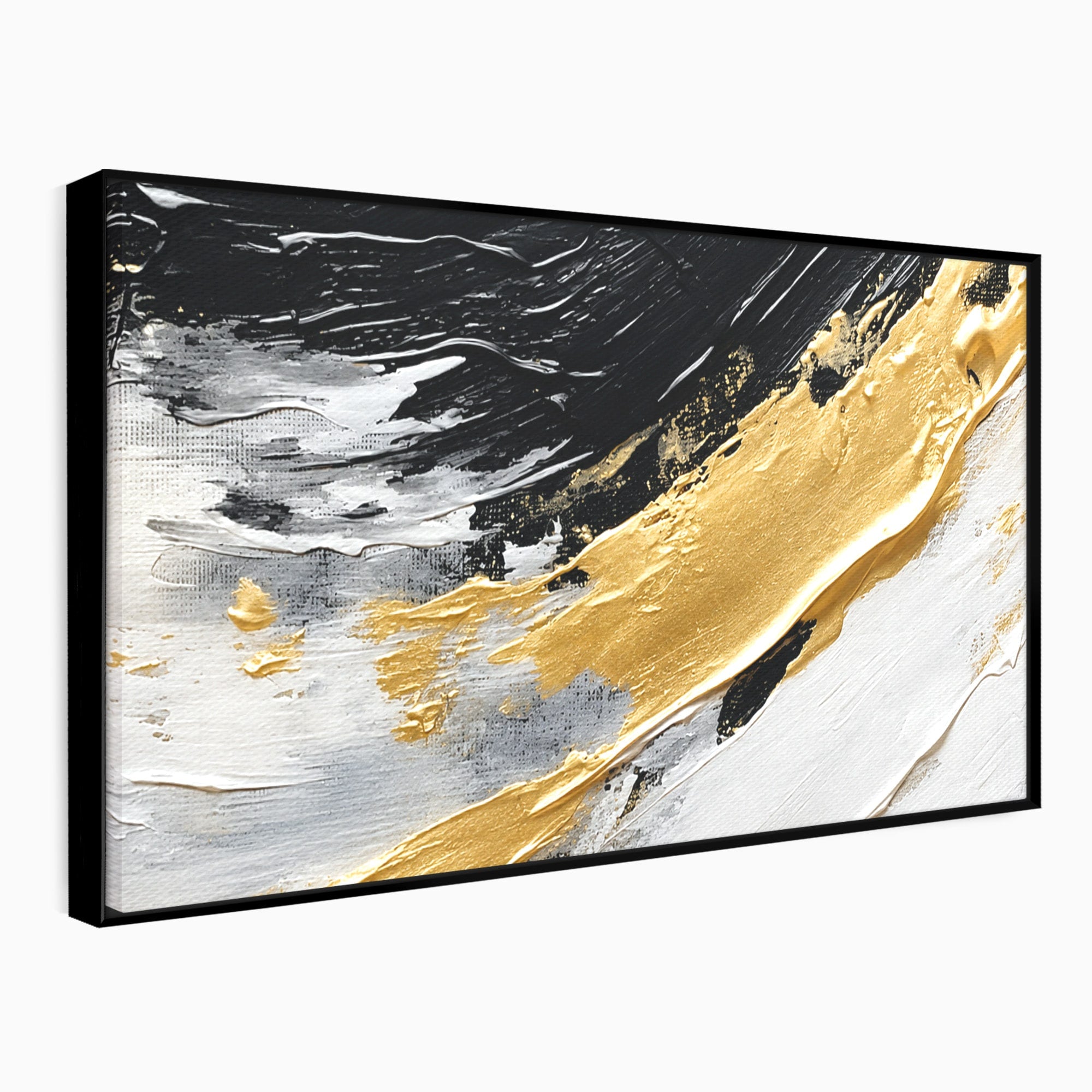 Tablou Canvas Premium LuxCanva® C1346, Valuri Abstractioniste, Abstractie, Textura, Modern, Eleganta, Living, Birou, Culori Vibrante