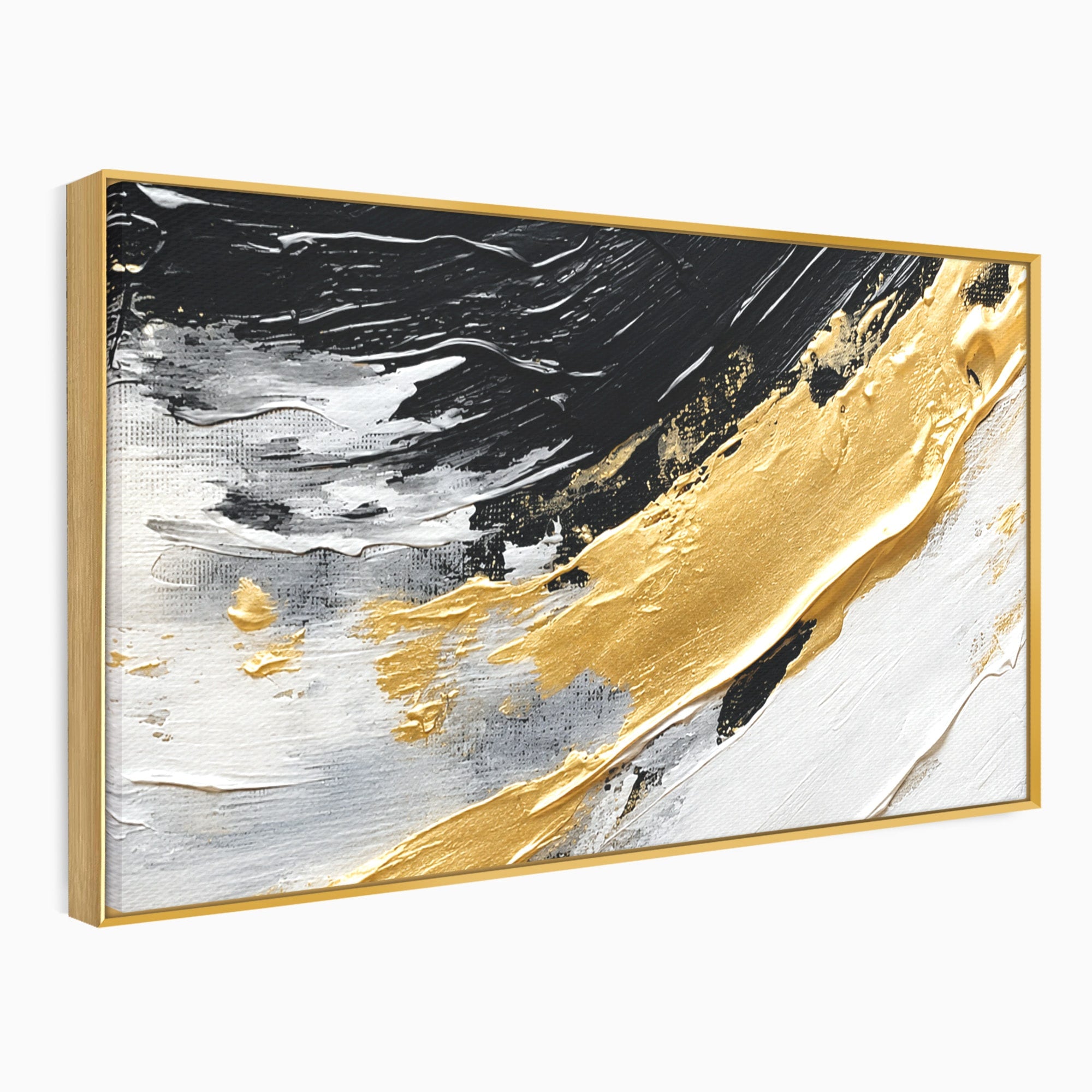 Tablou Canvas Premium LuxCanva® C1346, Valuri Abstractioniste, Abstractie, Textura, Modern, Eleganta, Living, Birou, Culori Vibrante