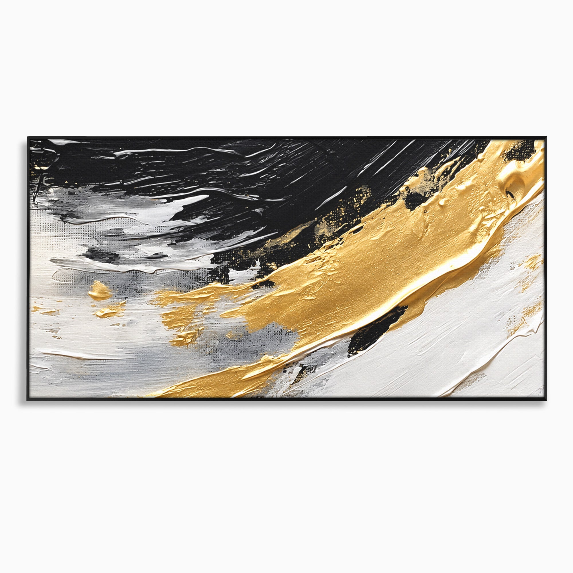 Tablou Canvas Premium LuxCanva® C1346, Valuri Abstractioniste, Abstractie, Textura, Modern, Eleganta, Living, Birou, Culori Vibrante