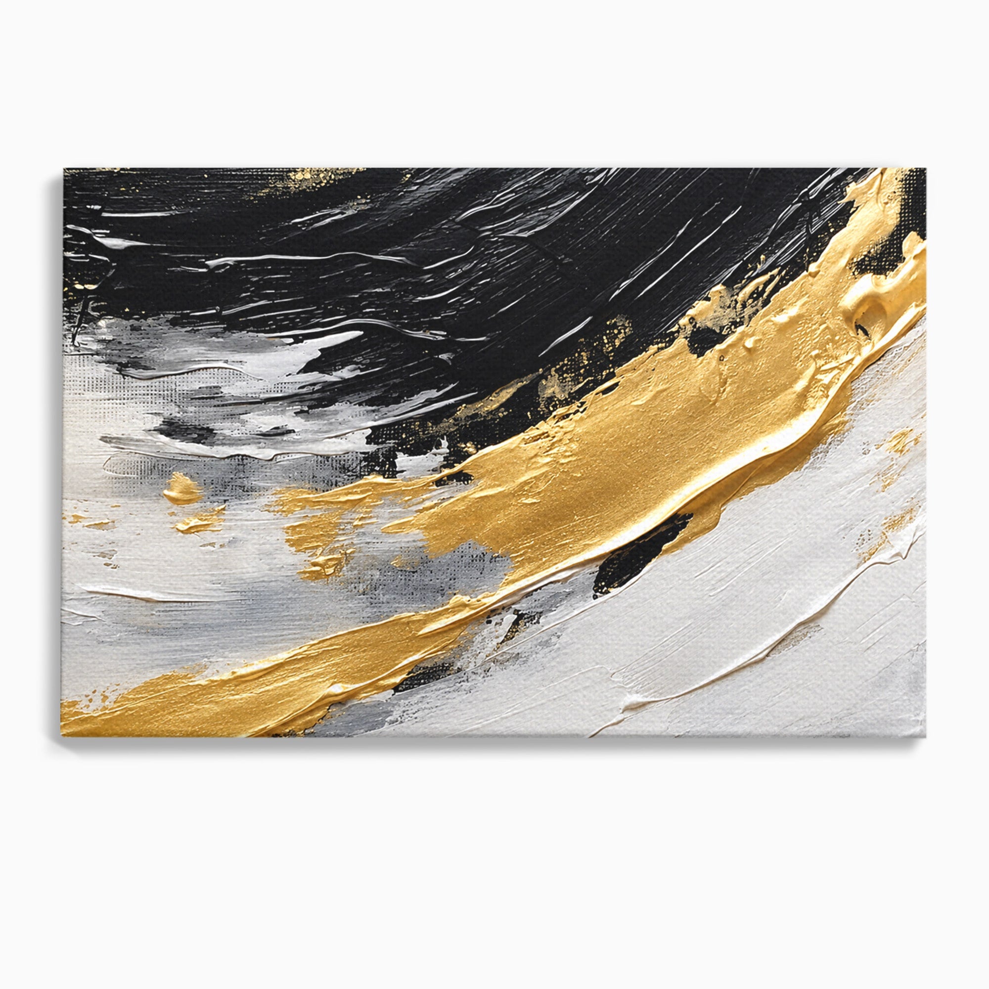 Tablou Canvas Premium LuxCanva® C1346, Valuri Abstractioniste, Abstractie, Textura, Modern, Eleganta, Living, Birou, Culori Vibrante