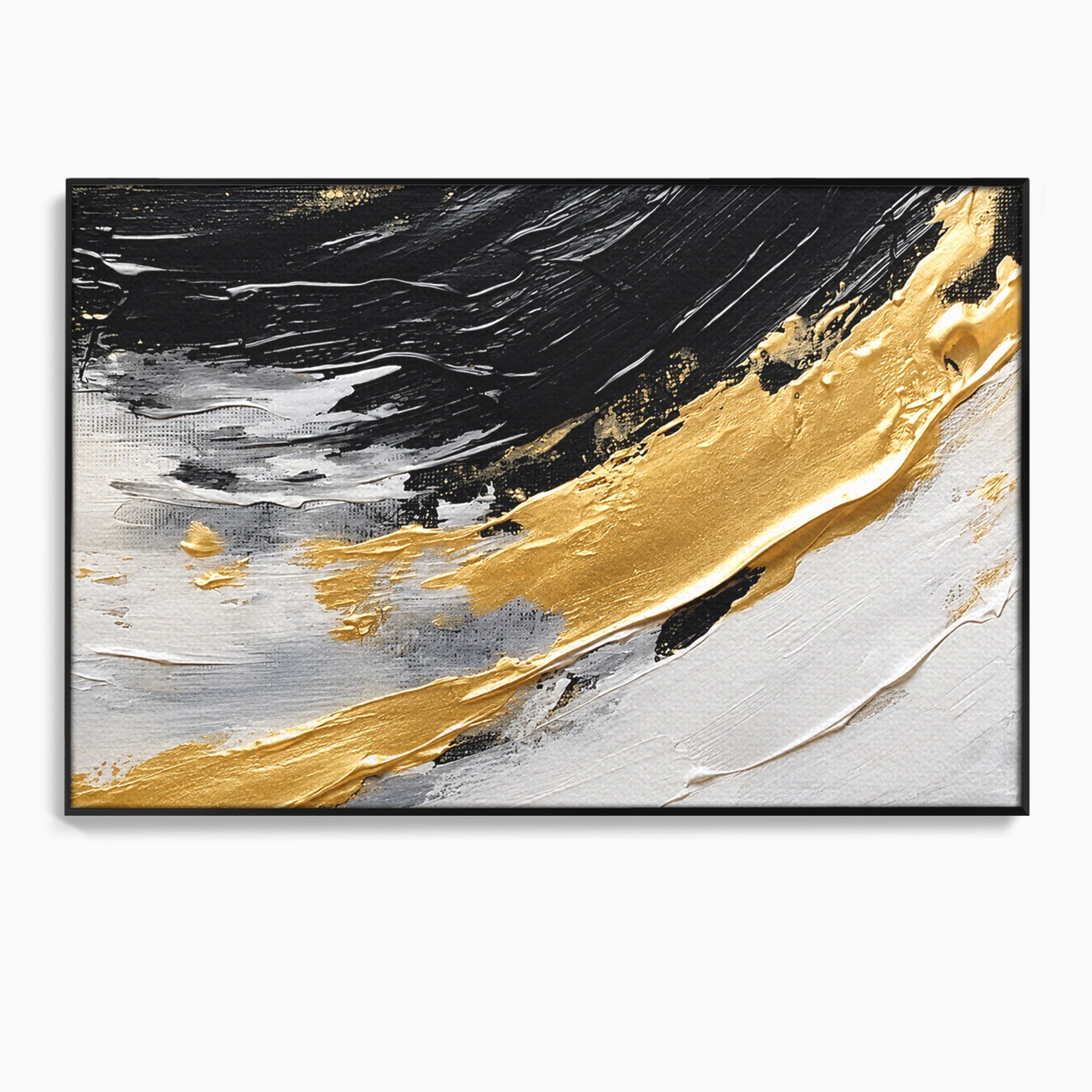 Tablou Canvas Premium LuxCanva® C1346, Valuri Abstractioniste, Abstractie, Textura, Modern, Eleganta, Living, Birou, Culori Vibrante