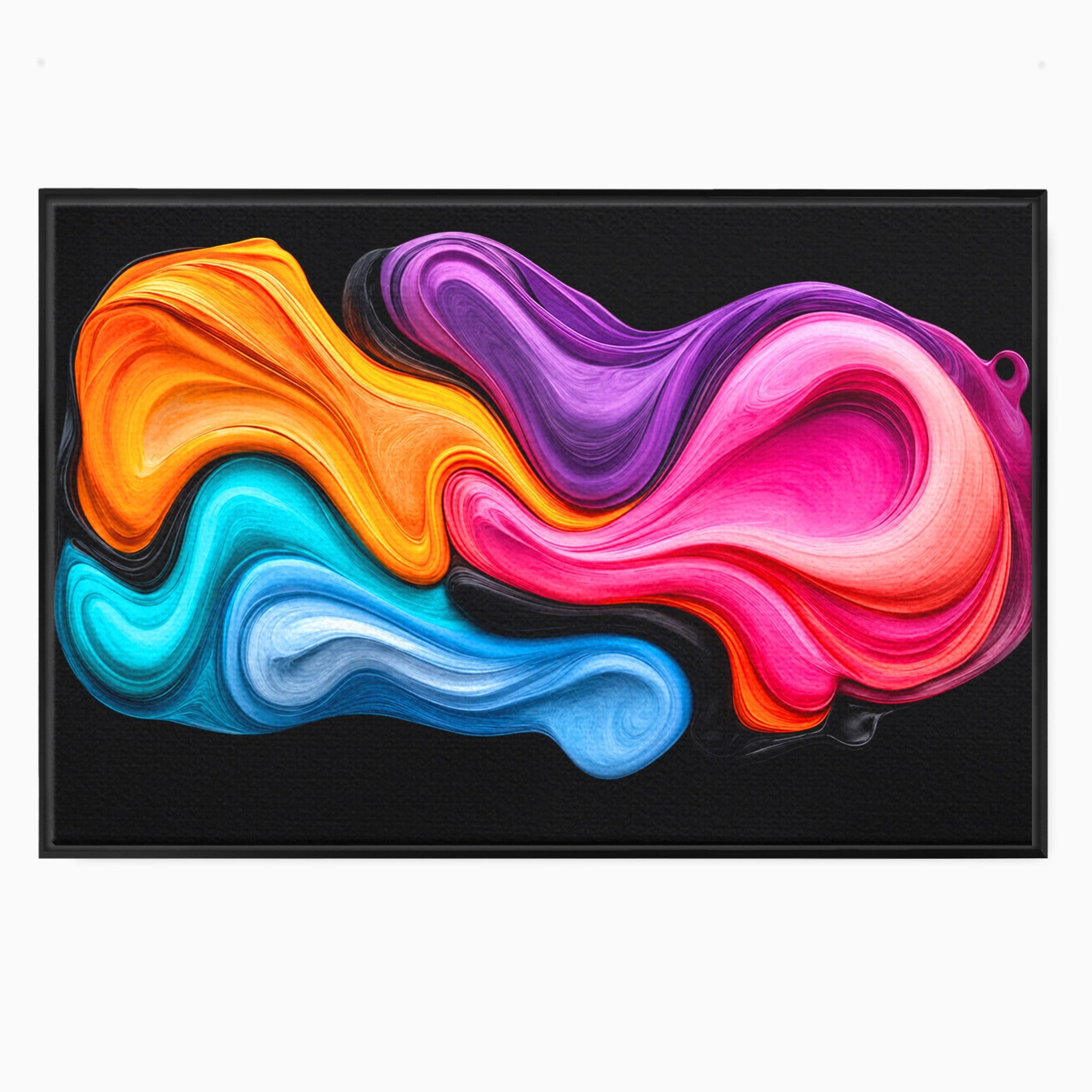 Tablou Canvas Premium LuxCanva® C1348, Vortexul Culorilor, Abstract, Culori, Vibrante, Arta, Living, Culori Vibrante