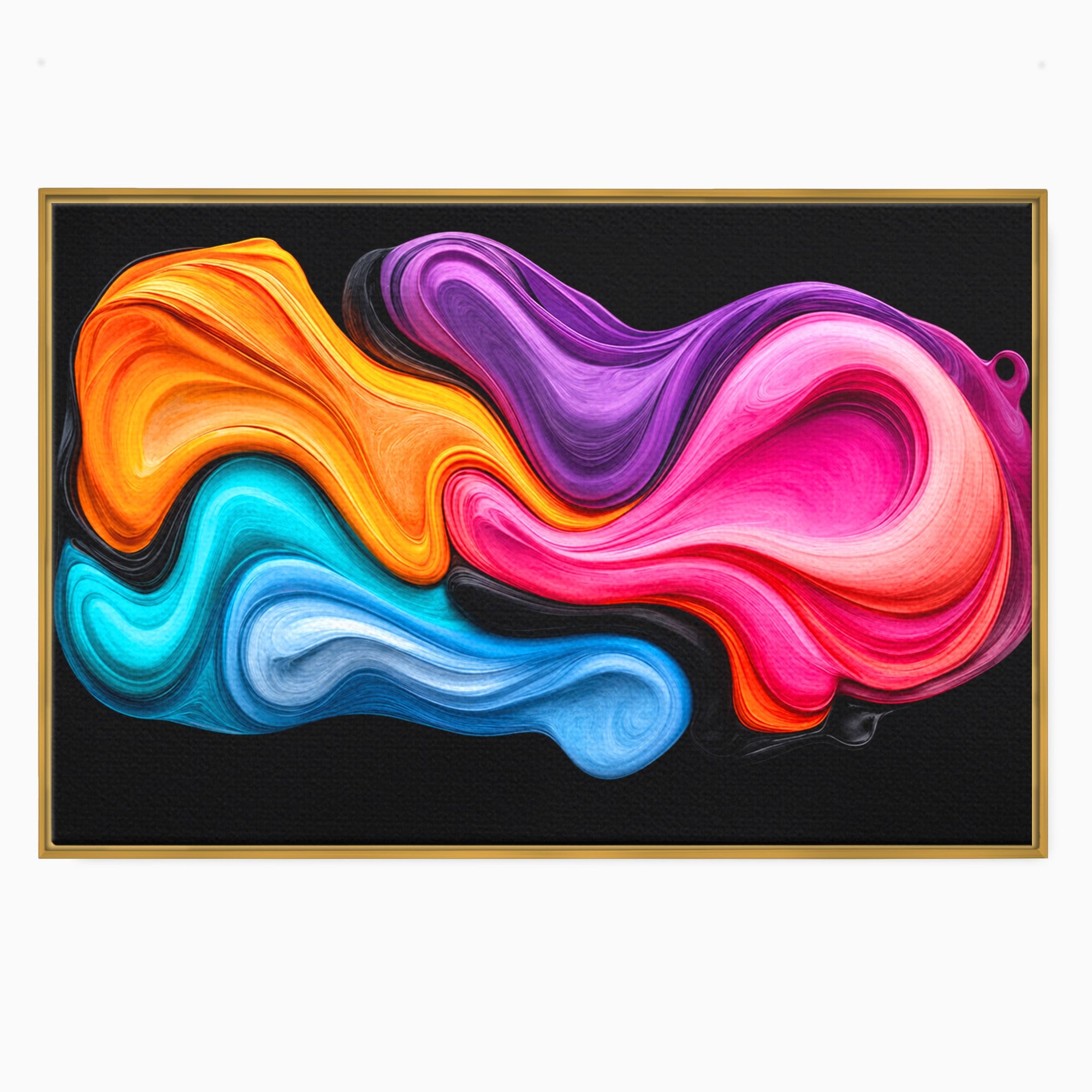 Tablou Canvas Premium LuxCanva® C1348, Vortexul Culorilor, Abstract, Culori, Vibrante, Arta, Living, Culori Vibrante