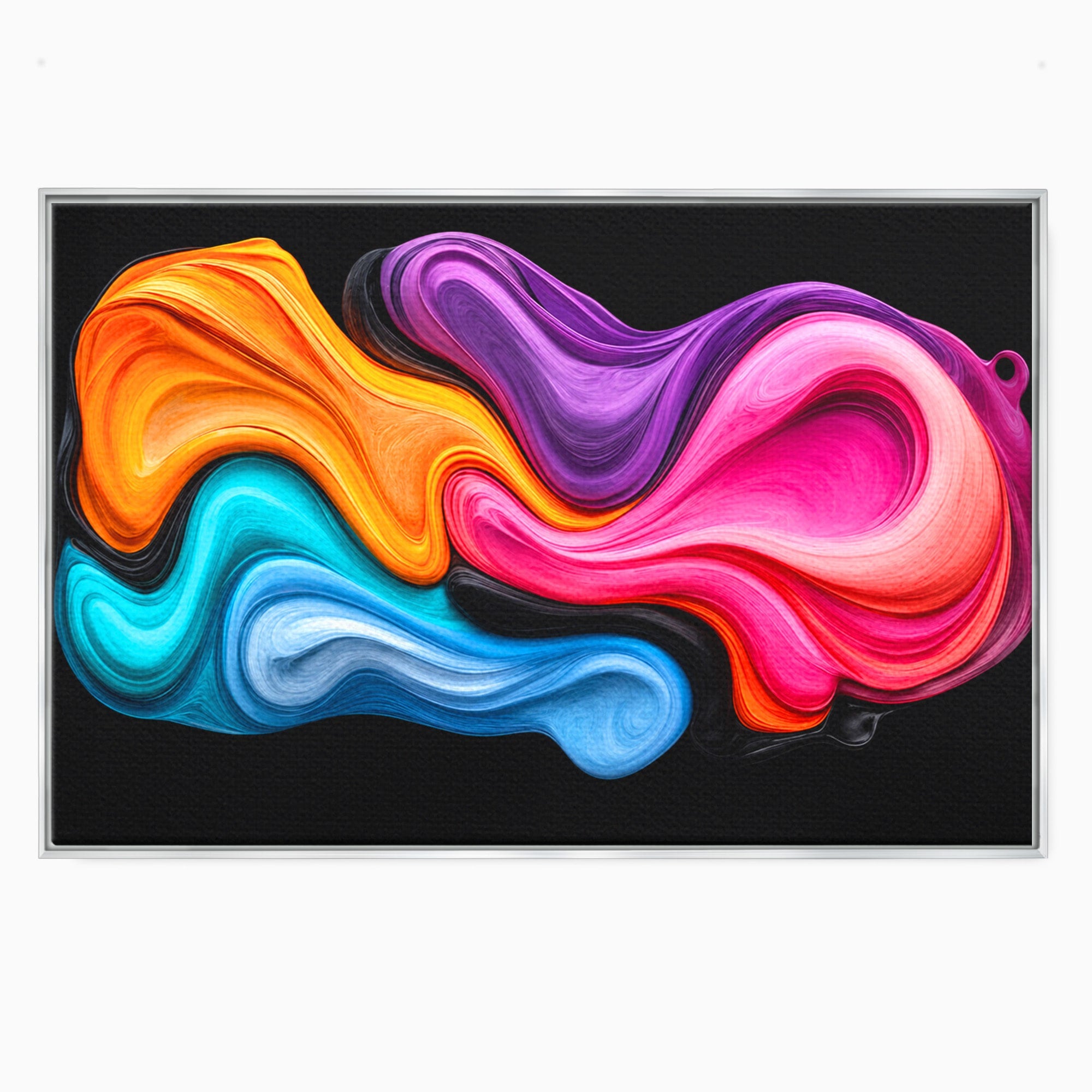 Tablou Canvas Premium LuxCanva® C1348, Vortexul Culorilor, Abstract, Culori, Vibrante, Arta, Living, Culori Vibrante