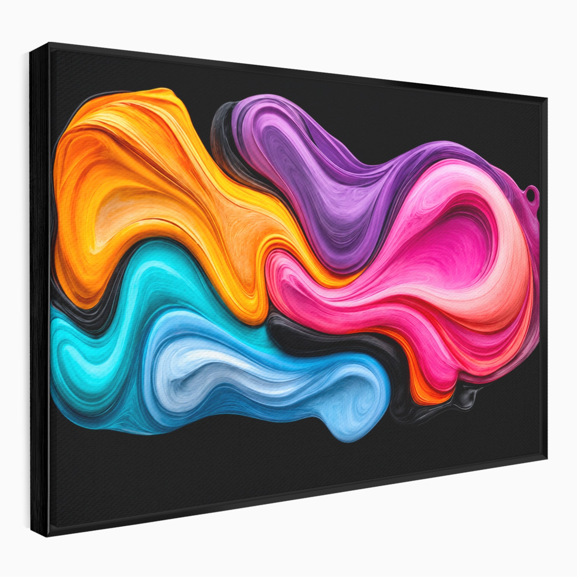Tablou Canvas Premium LuxCanva® C1348, Vortexul Culorilor, Abstract, Culori, Vibrante, Arta, Living, Culori Vibrante