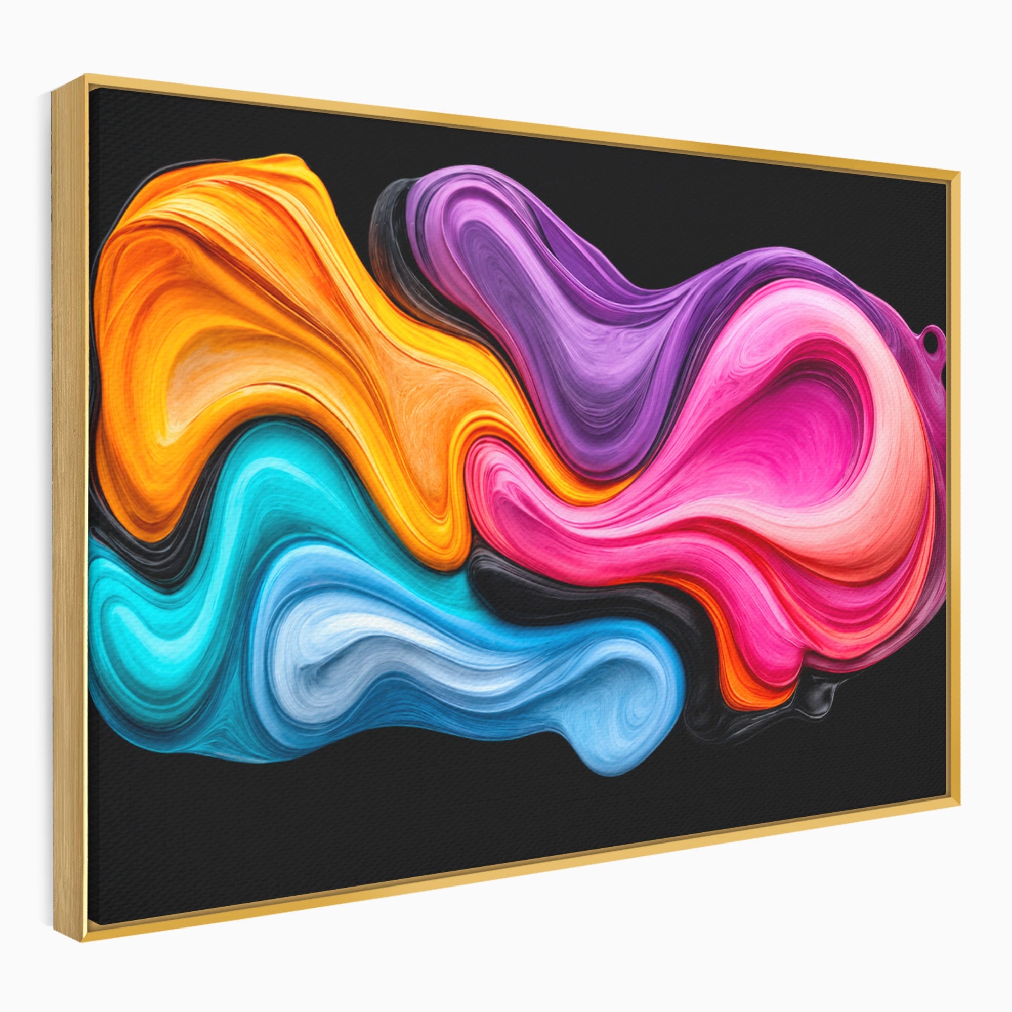 Tablou Canvas Premium LuxCanva® C1348, Vortexul Culorilor, Abstract, Culori, Vibrante, Arta, Living, Culori Vibrante