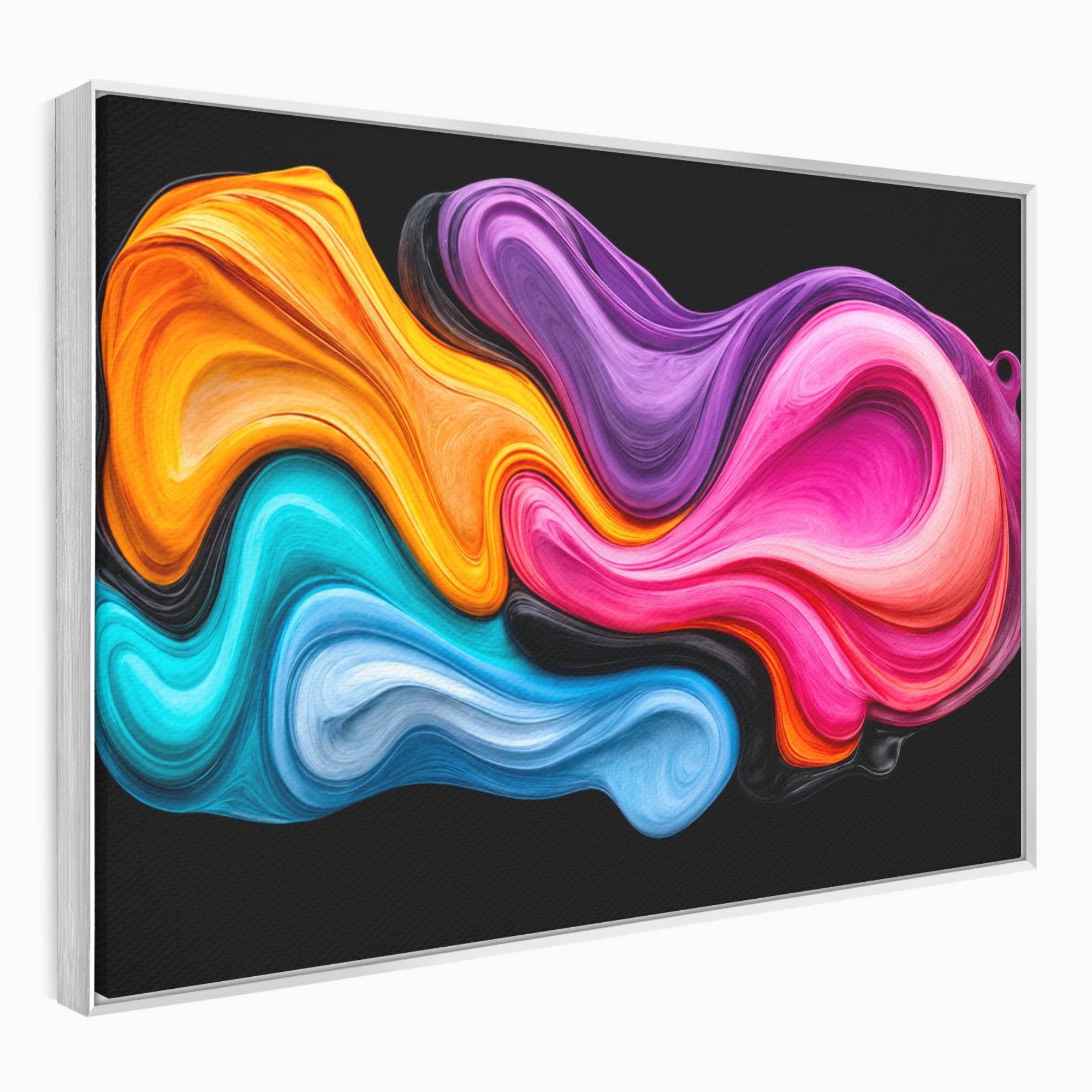 Tablou Canvas Premium LuxCanva® C1348, Vortexul Culorilor, Abstract, Culori, Vibrante, Arta, Living, Culori Vibrante
