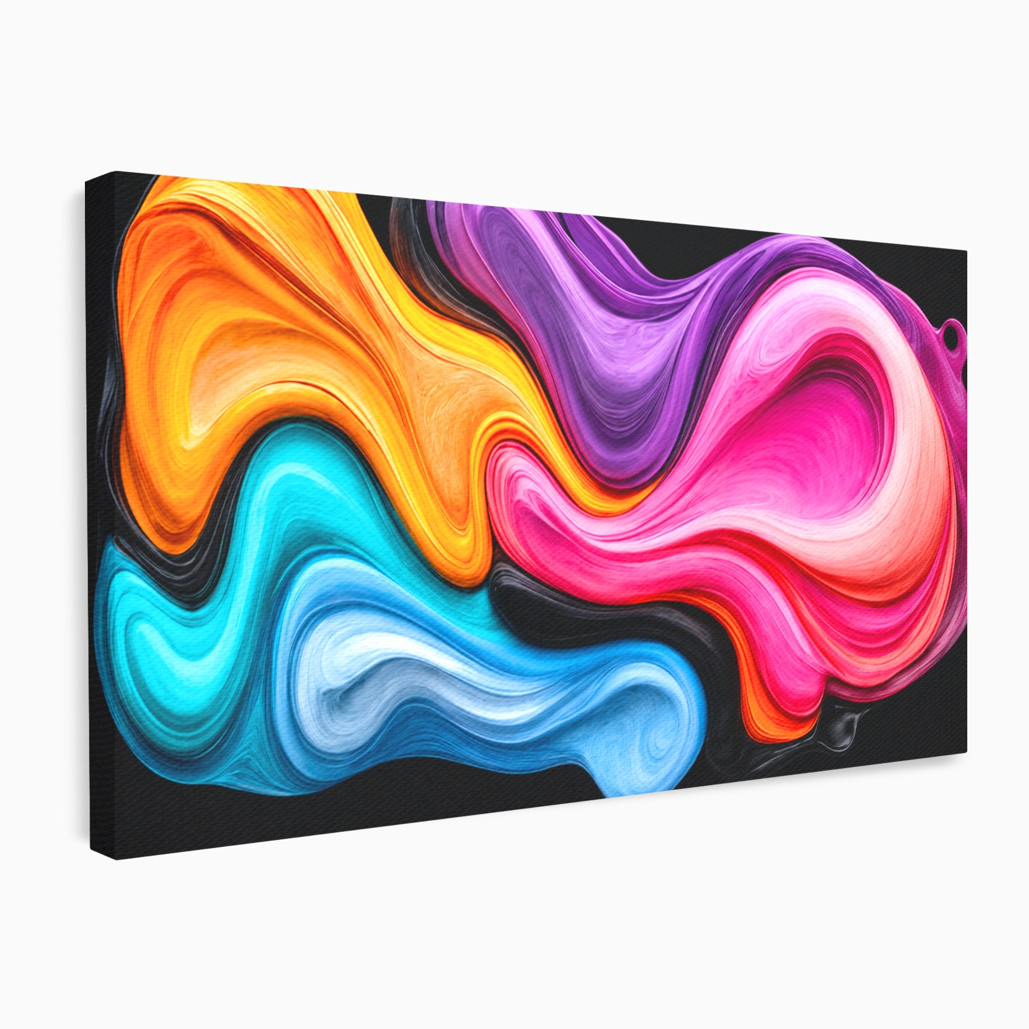 Tablou Canvas Premium LuxCanva® C1348, Vortexul Culorilor, Abstract, Culori, Vibrante, Arta, Living, Culori Vibrante