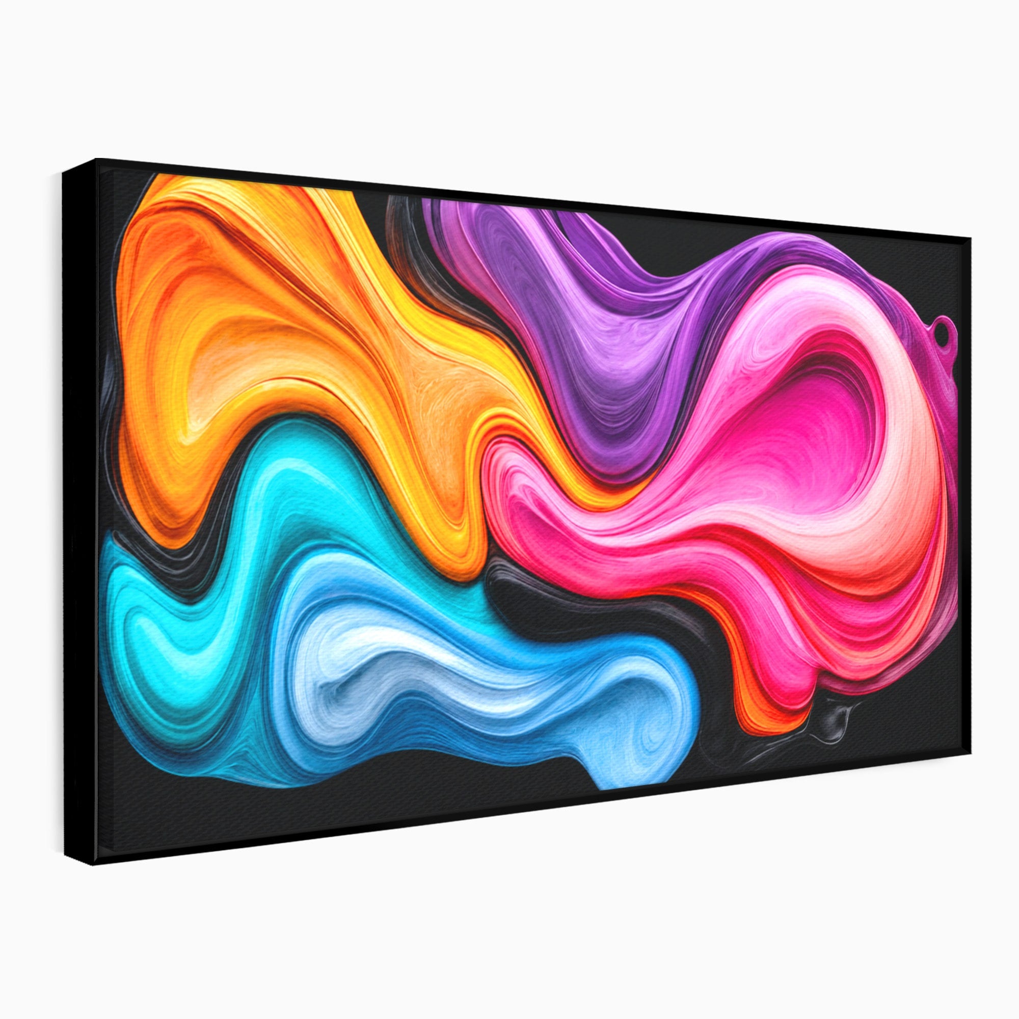 Tablou Canvas Premium LuxCanva® C1348, Vortexul Culorilor, Abstract, Culori, Vibrante, Arta, Living, Culori Vibrante