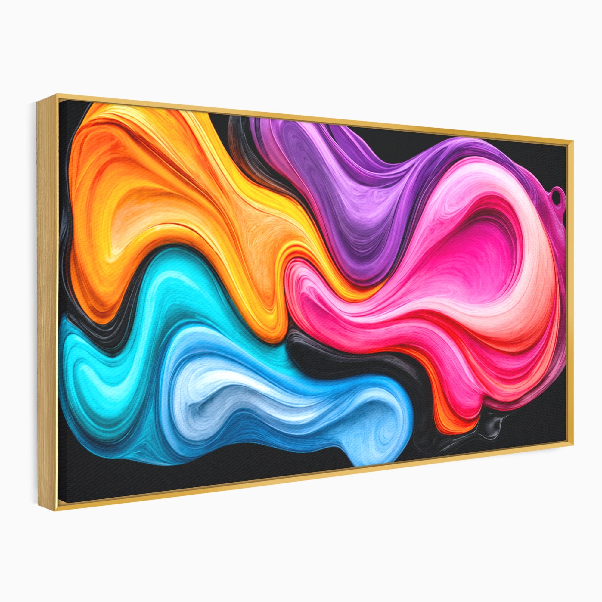 Tablou Canvas Premium LuxCanva® C1348, Vortexul Culorilor, Abstract, Culori, Vibrante, Arta, Living, Culori Vibrante