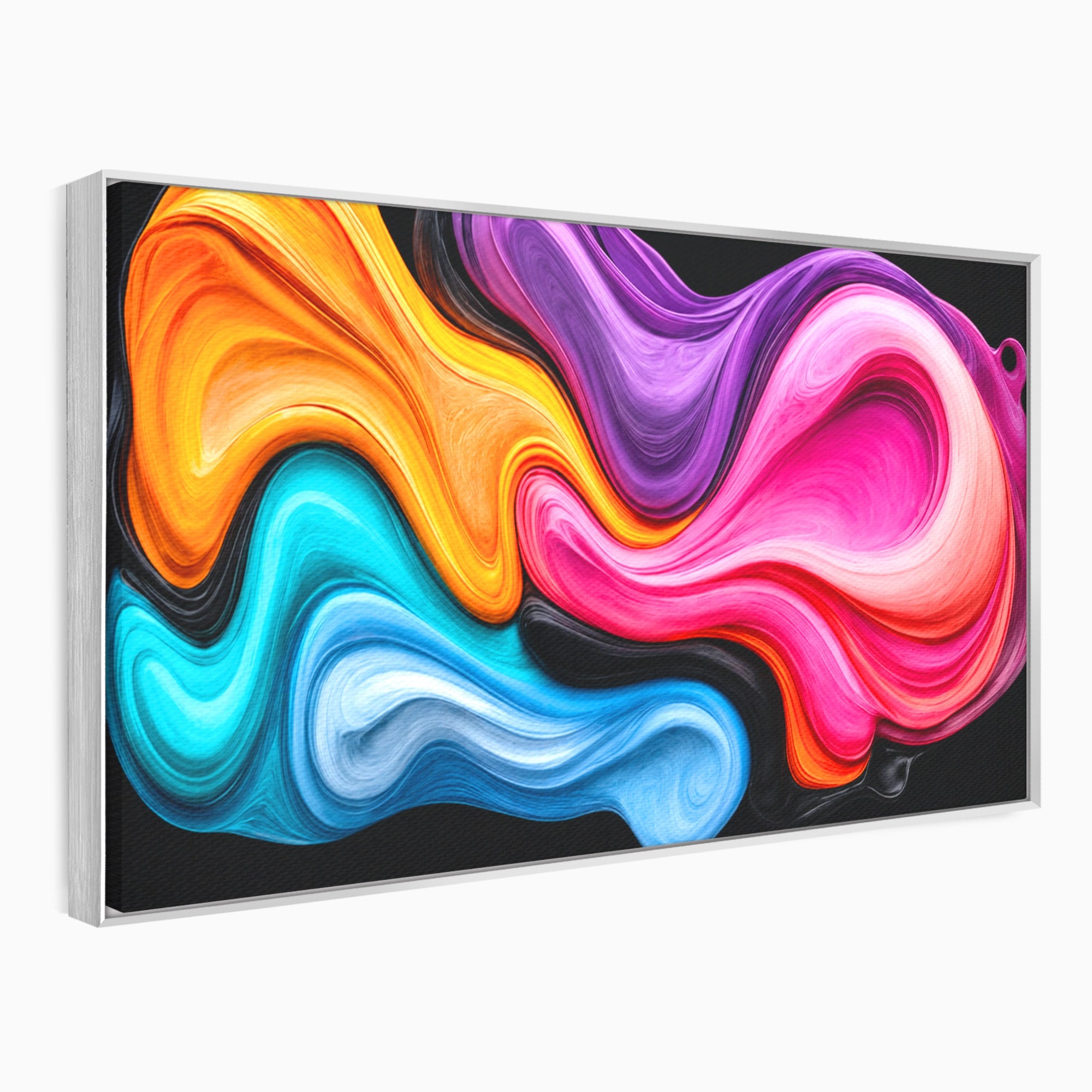 Tablou Canvas Premium LuxCanva® C1348, Vortexul Culorilor, Abstract, Culori, Vibrante, Arta, Living, Culori Vibrante