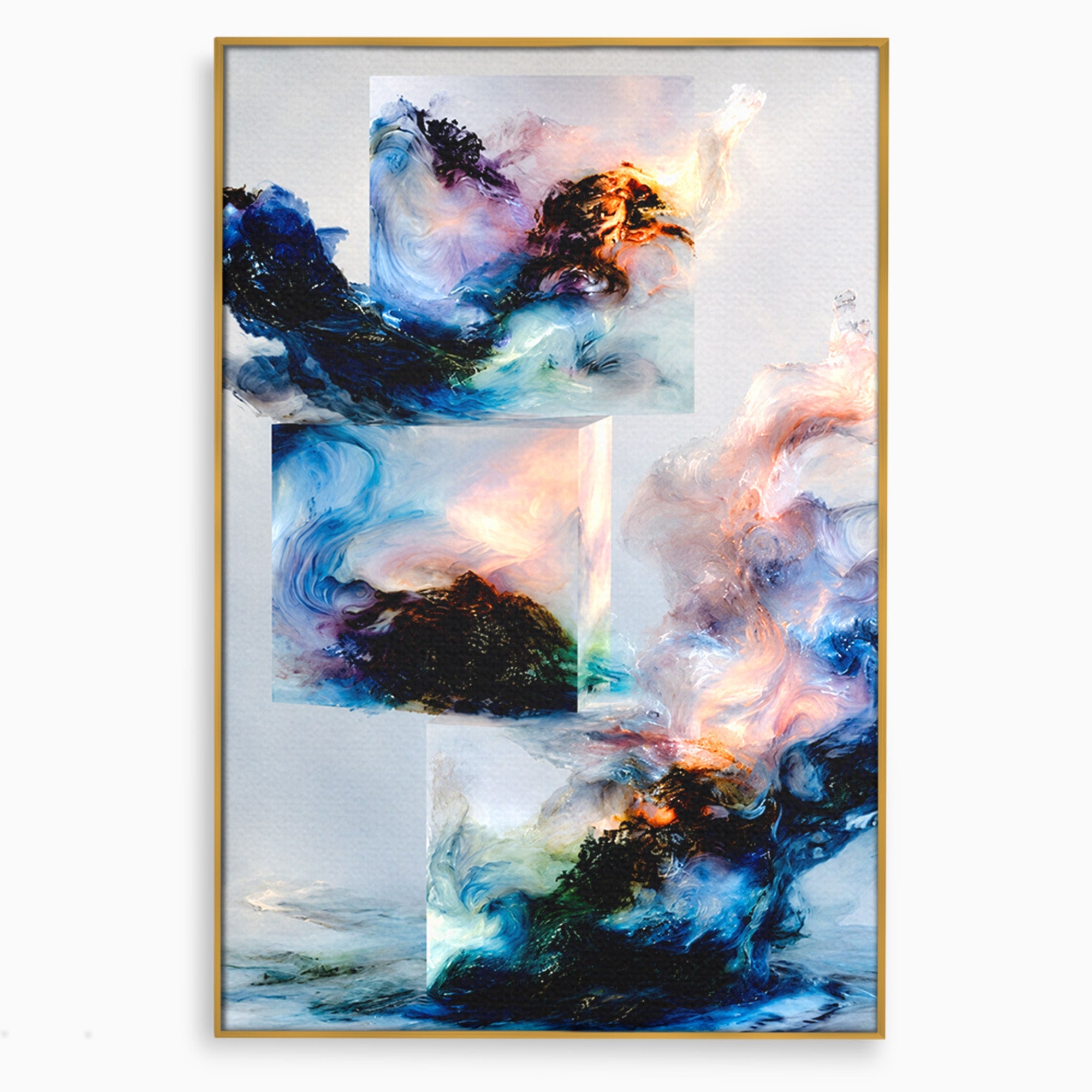 Tablou Canvas Premium LuxCanva® C1351, Vortex Abstract, Abstract, Vortex, Modern, Living, Dormitor, Culori Vibrante