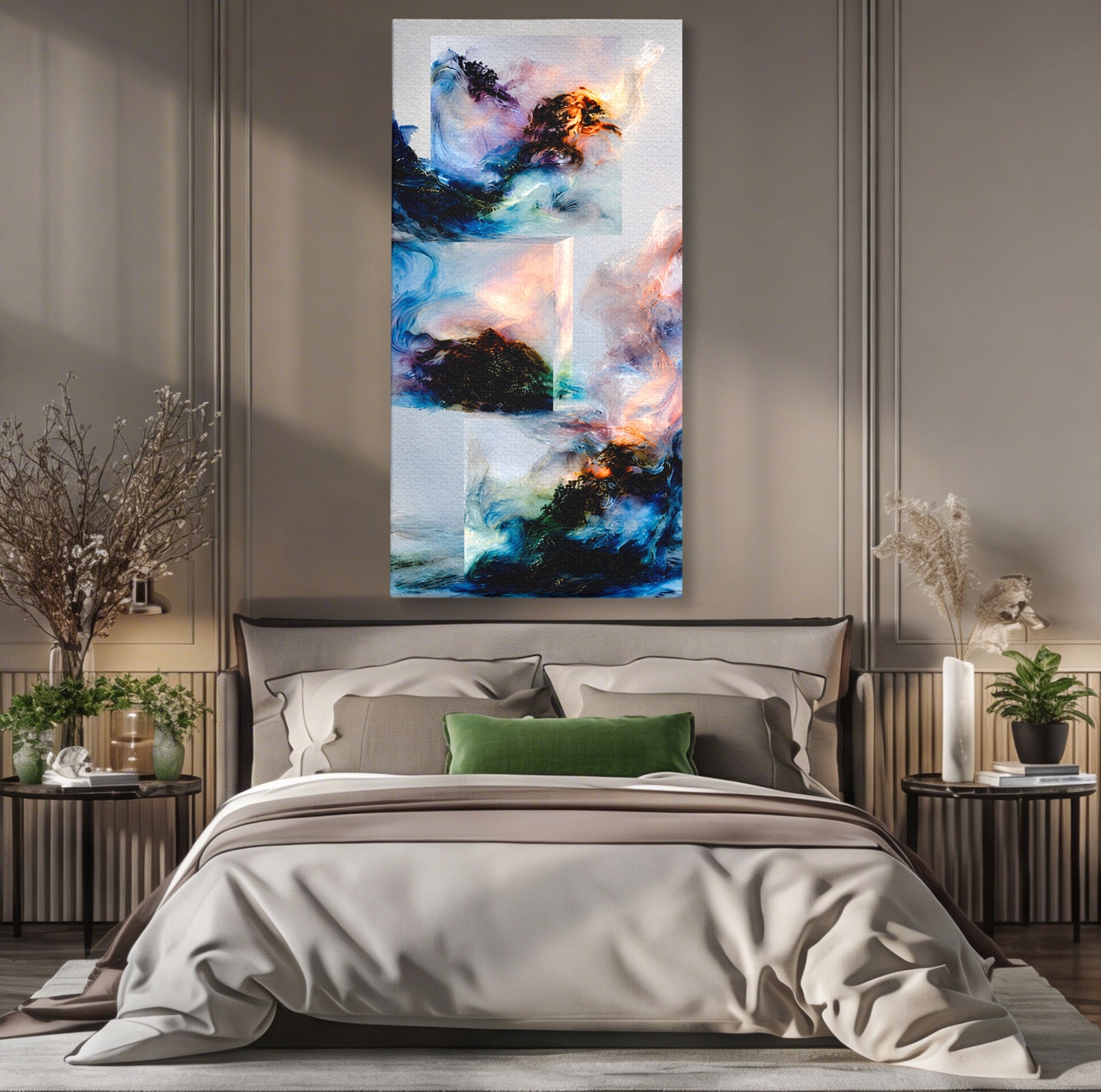 Tablou Canvas Premium LuxCanva® C1351, Vortex Abstract, Abstract, Vortex, Modern, Living, Dormitor, Culori Vibrante