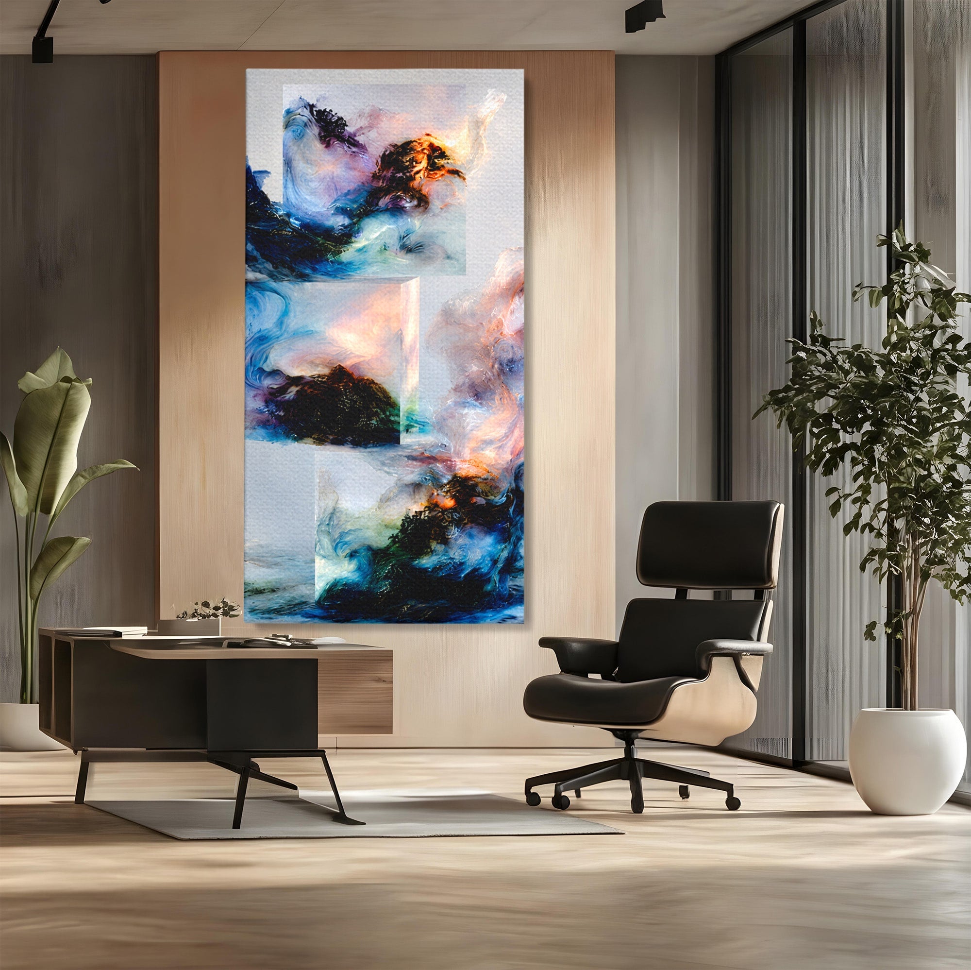 Tablou Canvas Premium LuxCanva® C1351, Vortex Abstract, Abstract, Vortex, Modern, Living, Dormitor, Culori Vibrante
