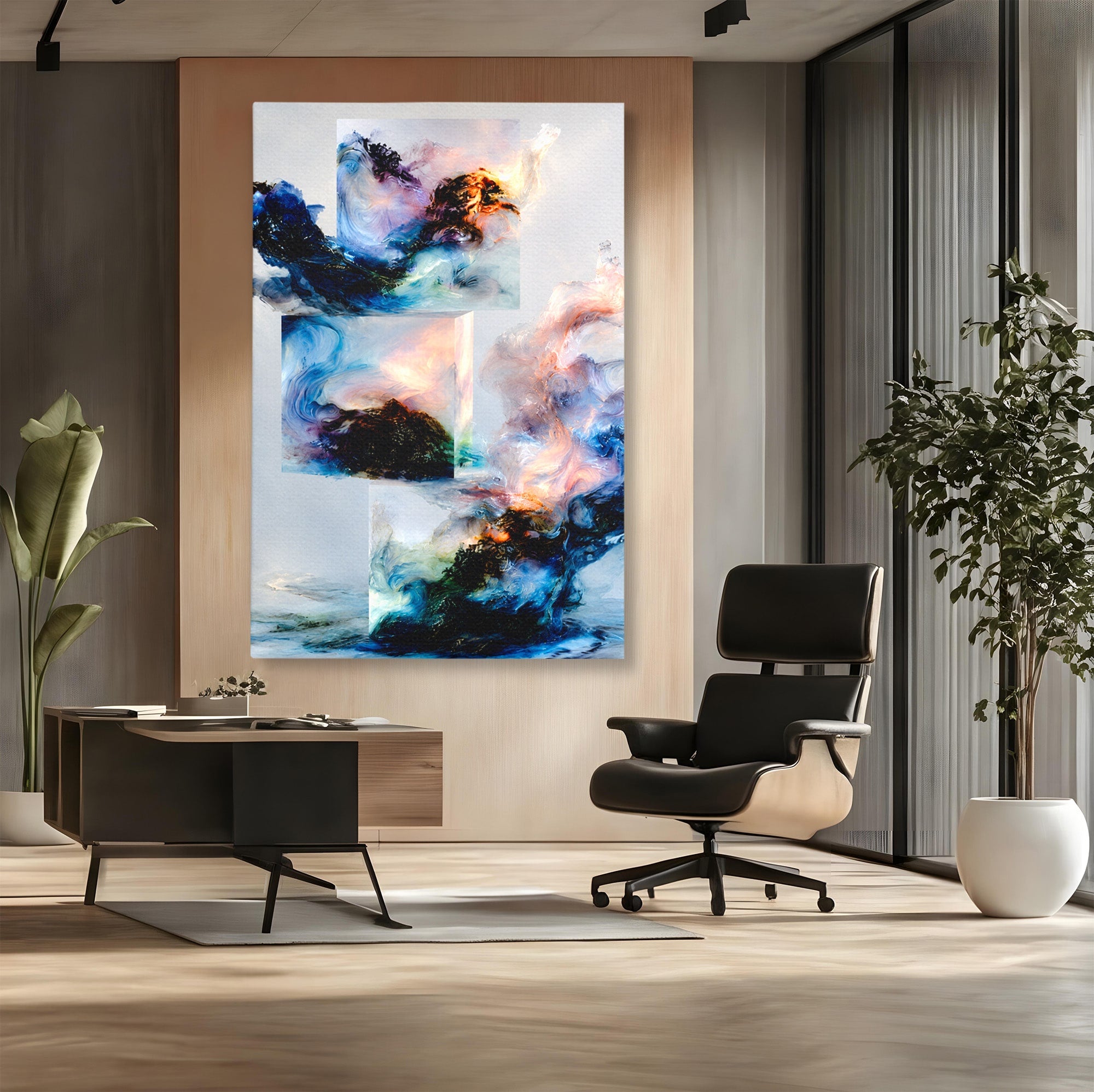 Tablou Canvas Premium LuxCanva® C1351, Vortex Abstract, Abstract, Vortex, Modern, Living, Dormitor, Culori Vibrante