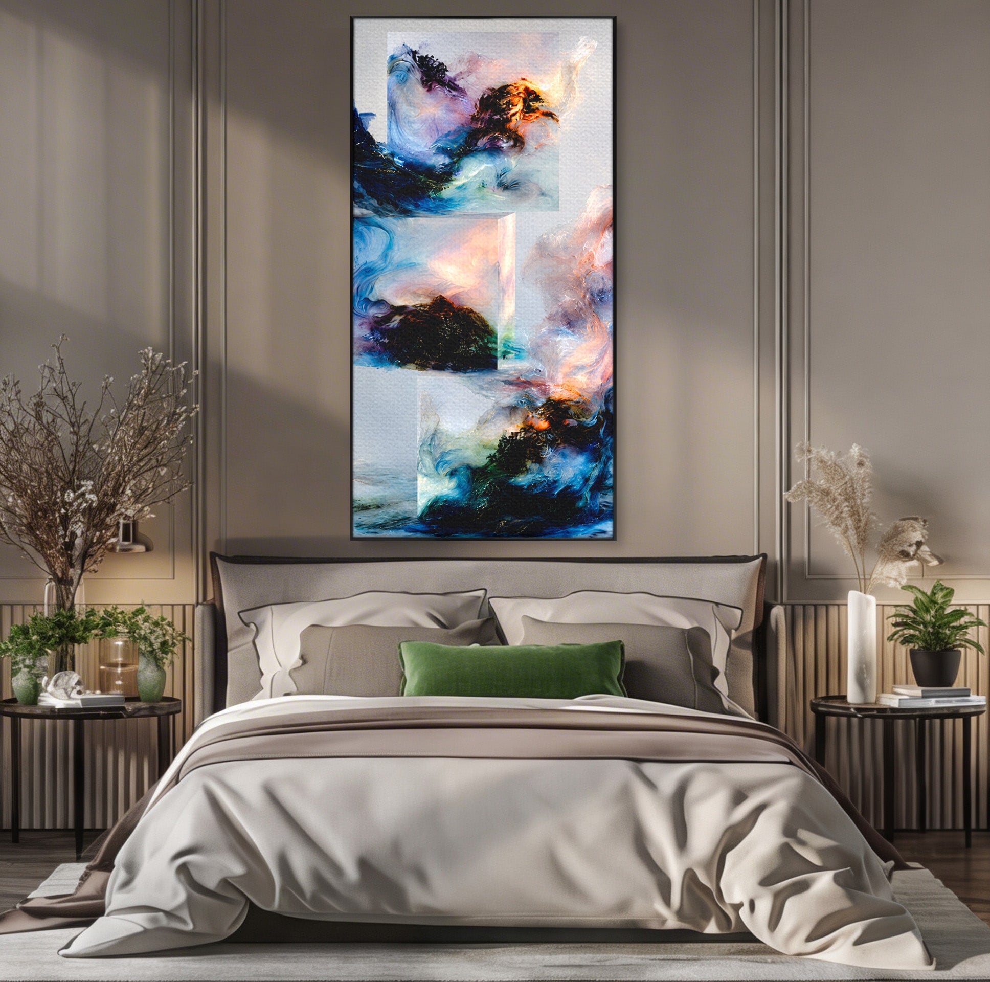 Tablou Canvas Premium LuxCanva® C1351, Vortex Abstract, Abstract, Vortex, Modern, Living, Dormitor, Culori Vibrante