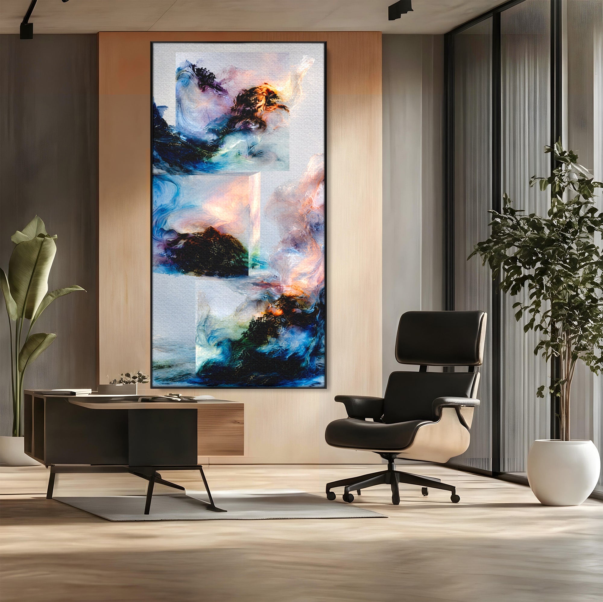 Tablou Canvas Premium LuxCanva® C1351, Vortex Abstract, Abstract, Vortex, Modern, Living, Dormitor, Culori Vibrante