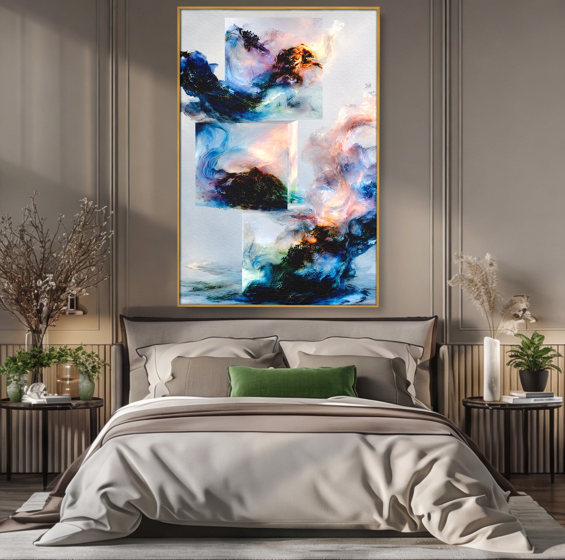 Tablou Canvas Premium LuxCanva® C1351, Vortex Abstract, Abstract, Vortex, Modern, Living, Dormitor, Culori Vibrante